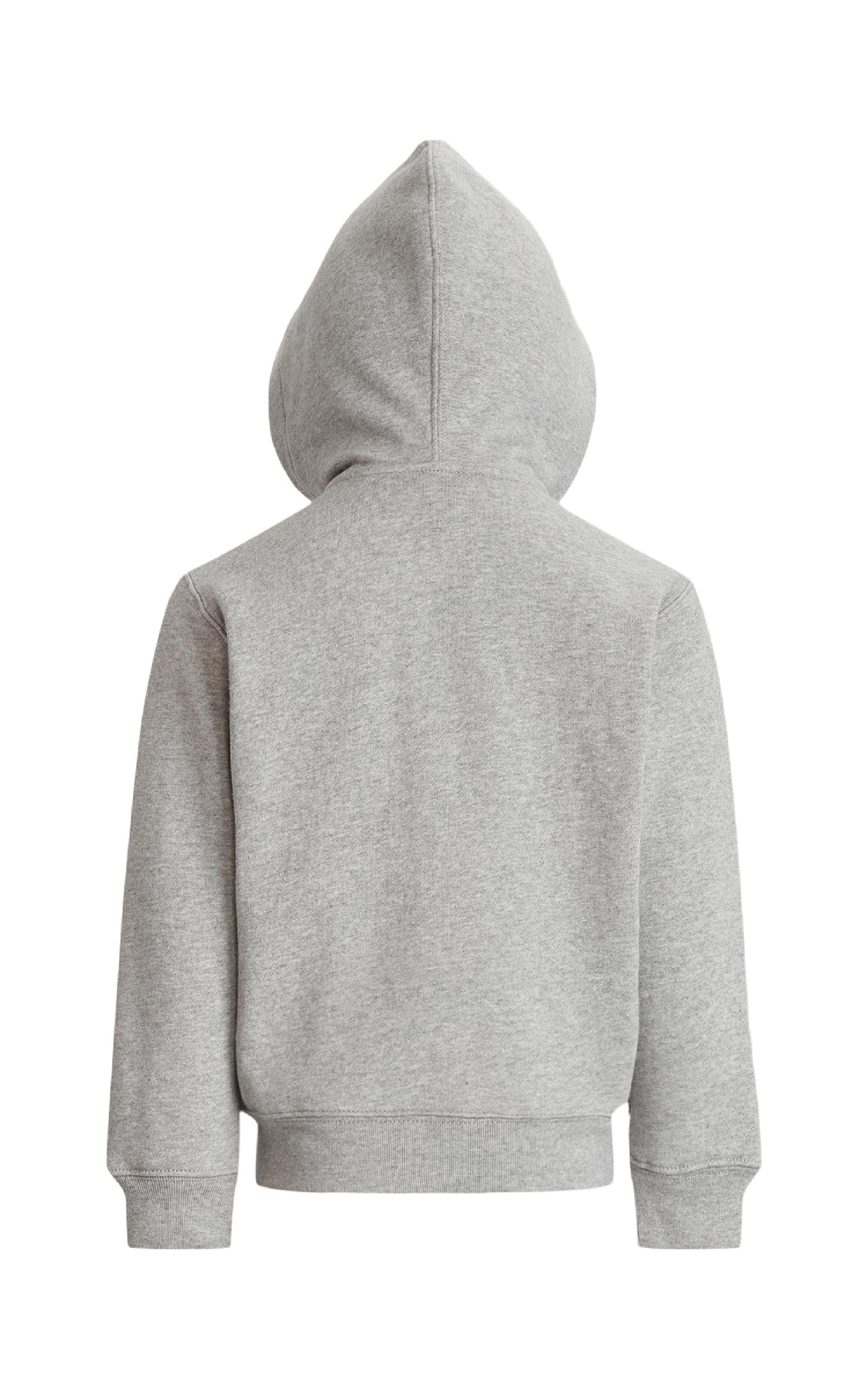 RALPH LAUREN 8-16År LS Polo Hood Tops,Teens Grå