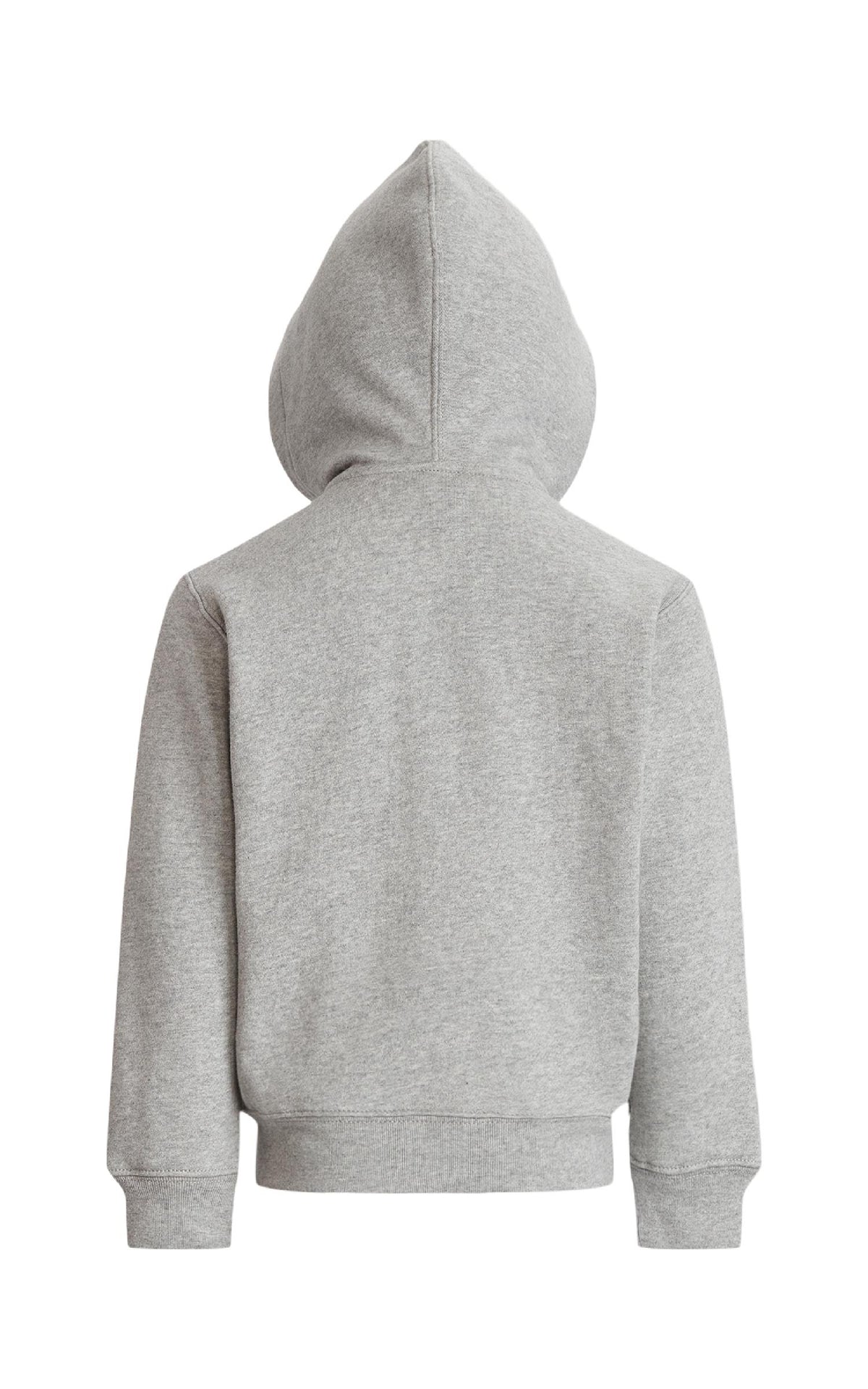 RALPH LAUREN 8-16År Hettegenser m/blå logo Grå