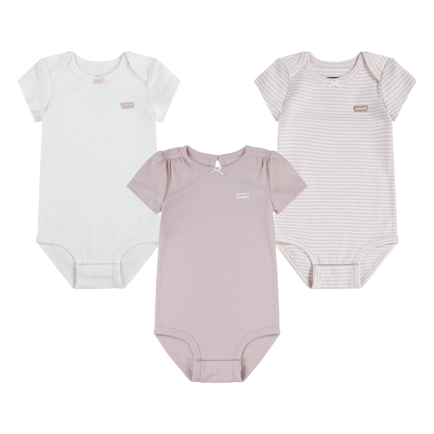 LEVIS 0-3ÅR 3 pk. body Ass