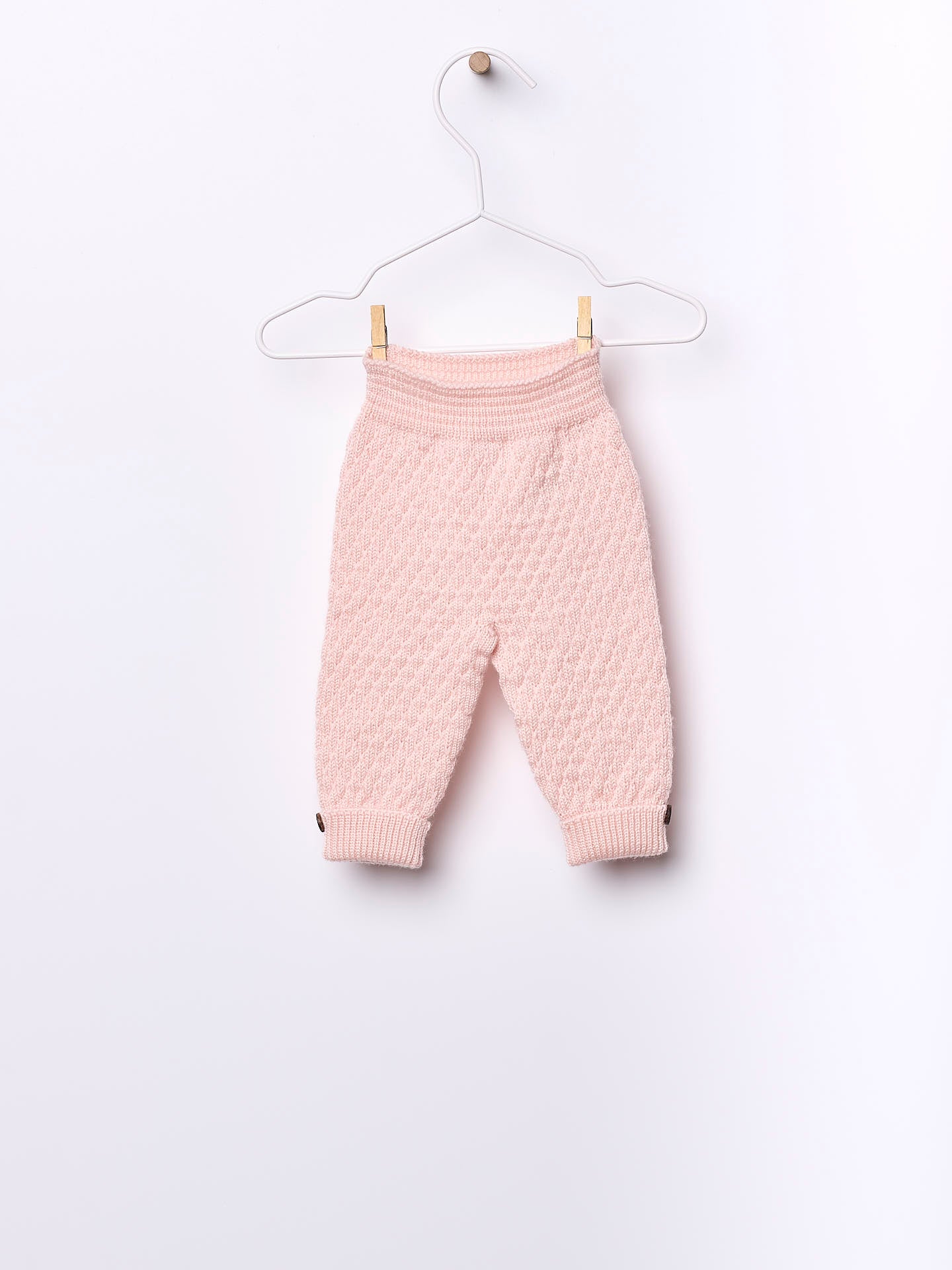 WEDOBLE Strikket bukse Mønster,Ull Lys Rosa