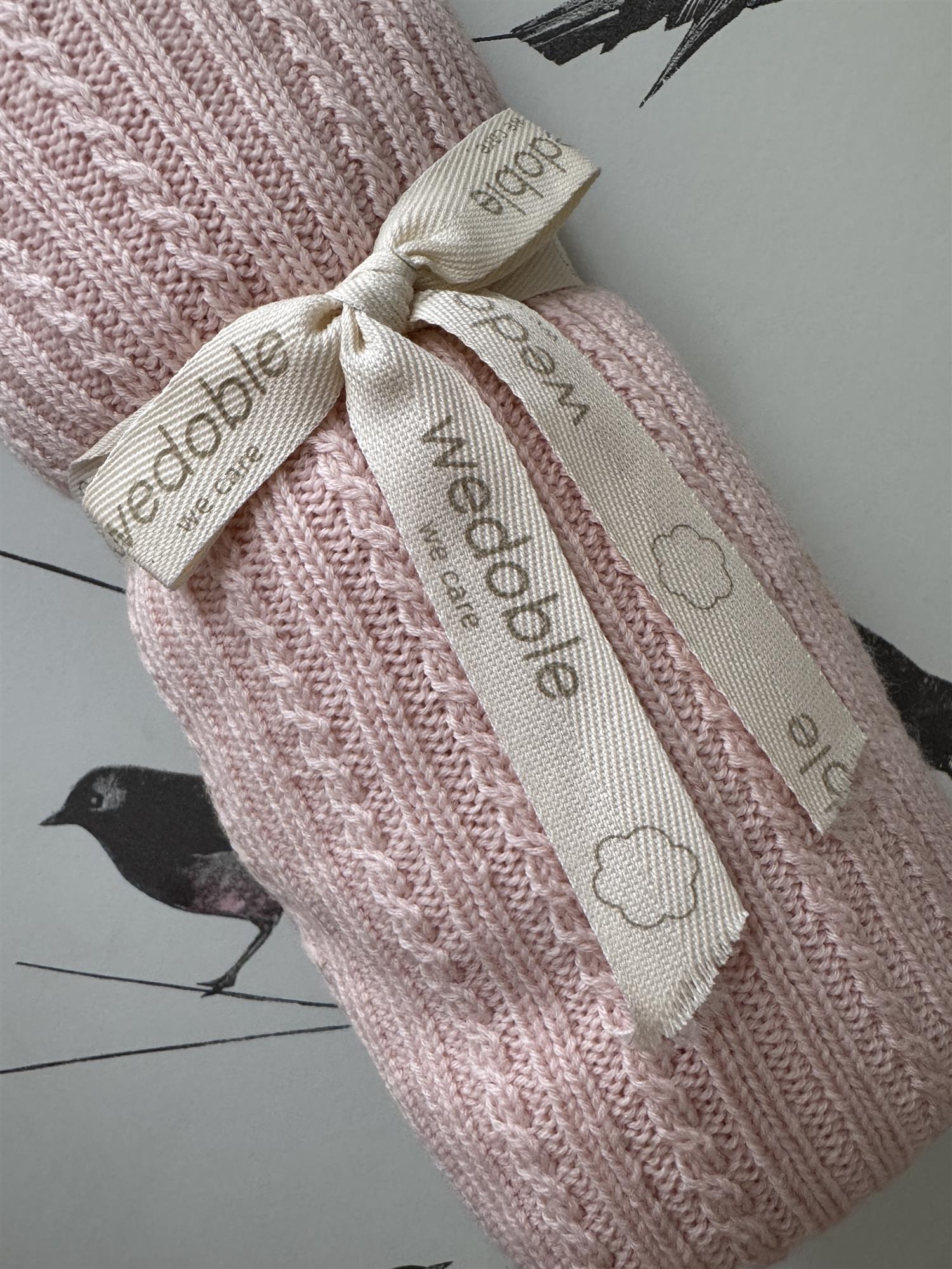 WEDOBLE Babyteppe Fletter,Ull Lys Rosa