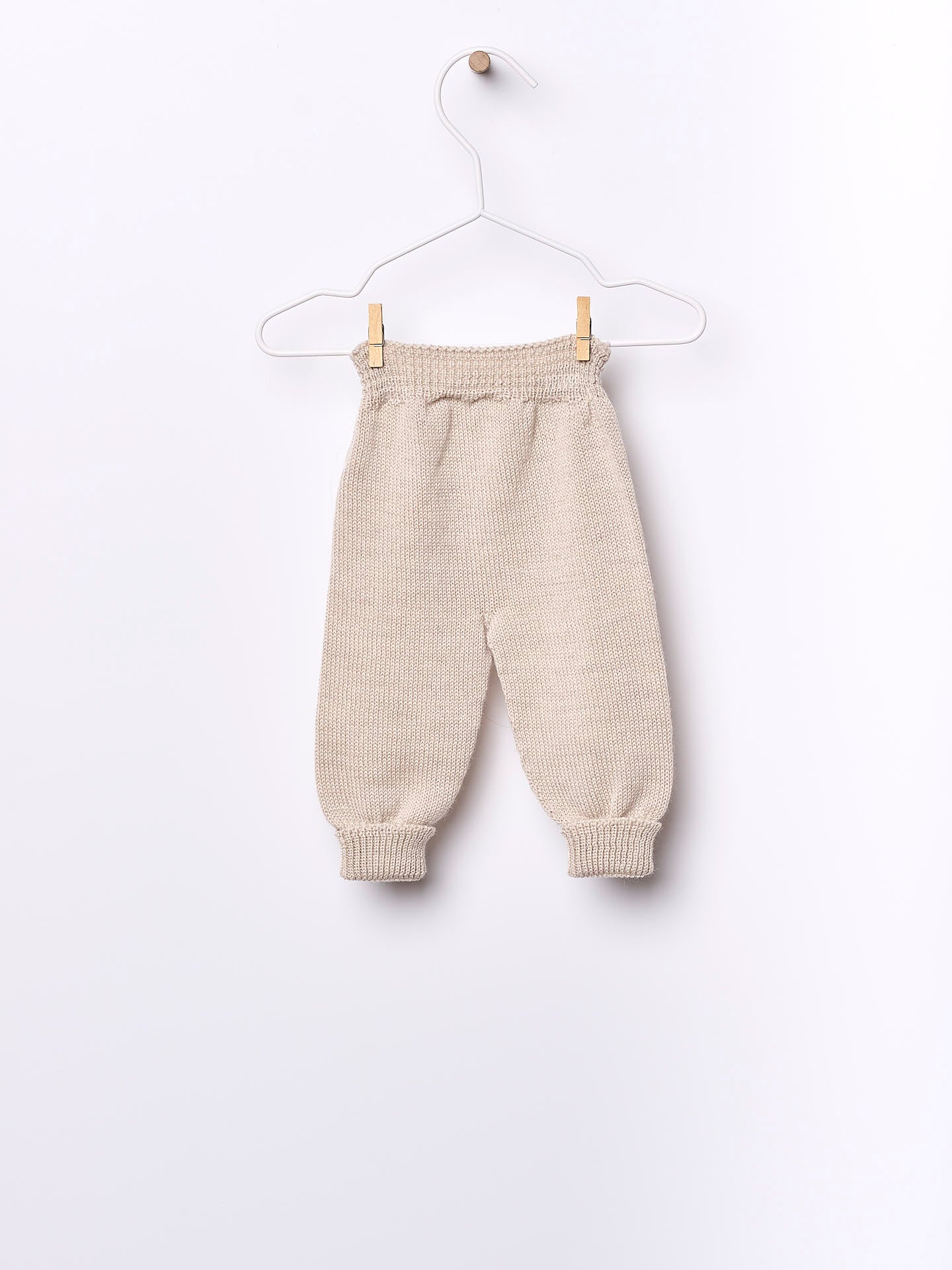 WEDOBLE Strikket bukse,Ull Beige