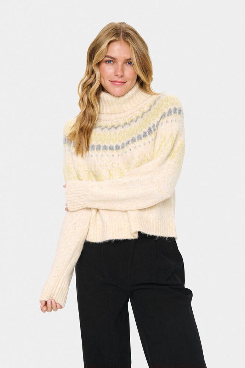 SAINT TROPEZ Megna Rollneck Pullover