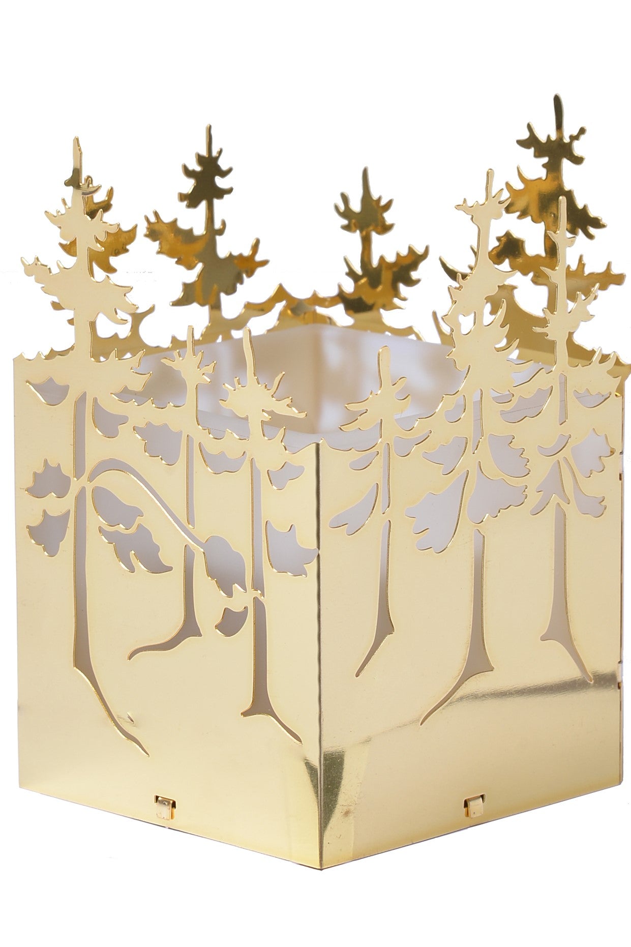 JETTE FRÖLICH Lysholder,Vinterskog Gull