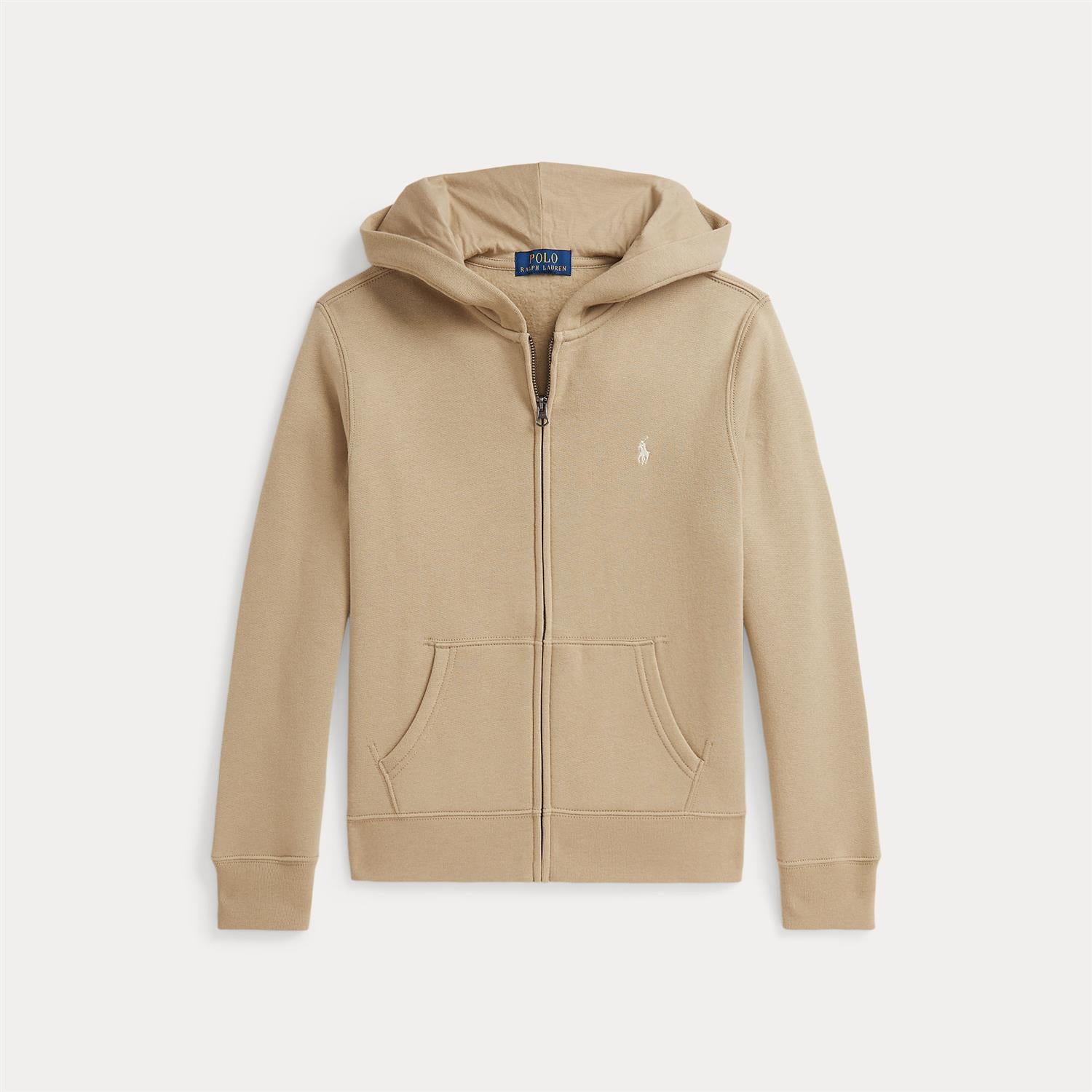 RALPH LAUREN 8-16År Full Zip Hoodie Khaki