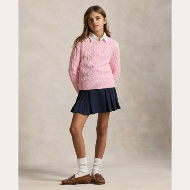 RALPH LAUREN 8-16År Genser m/flettestrikk,Jente