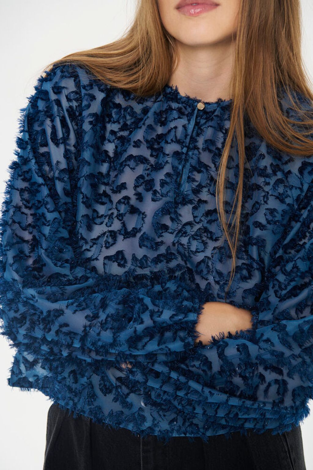 SAINT TROPEZ Nilsine Blouse Blue
