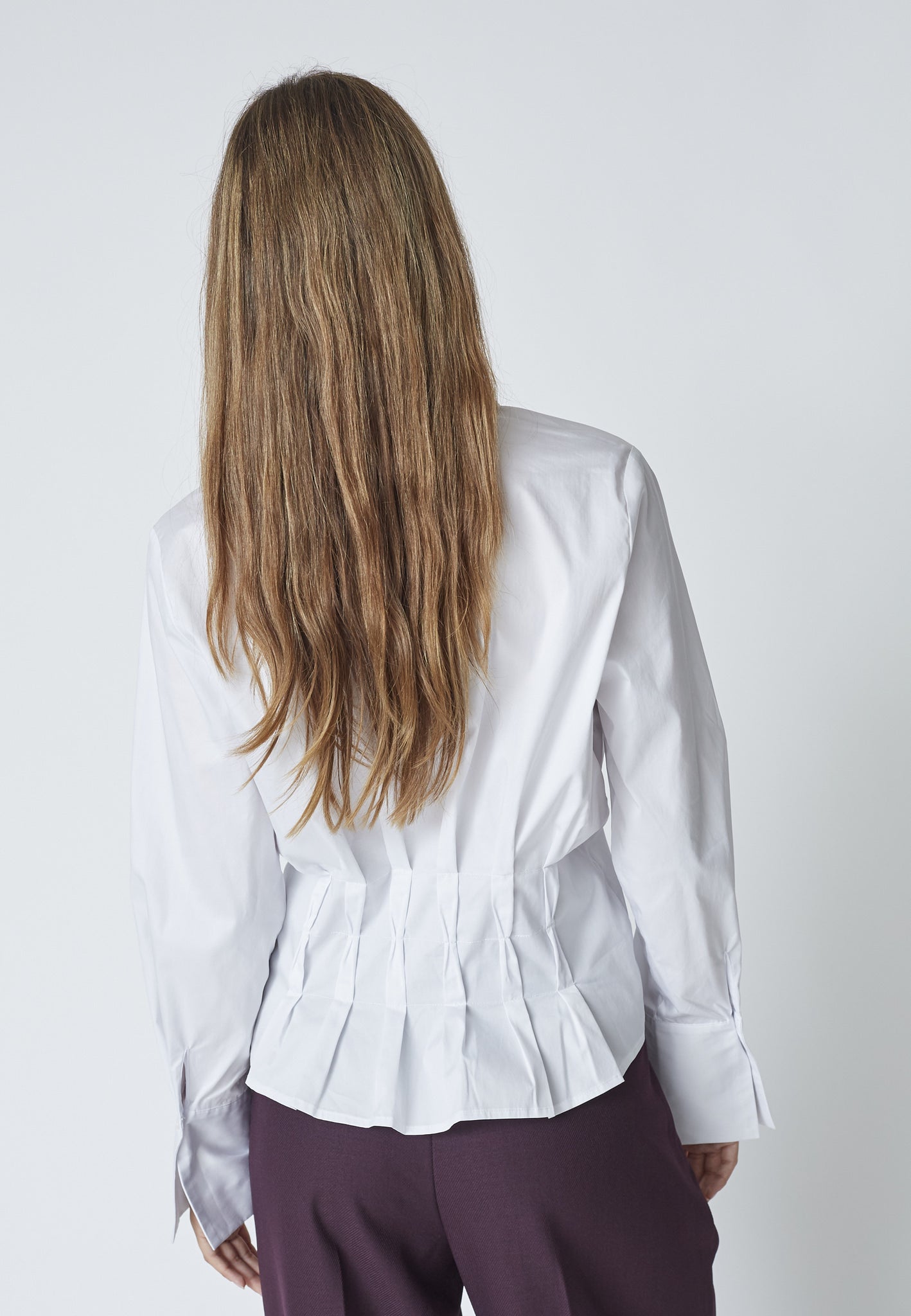 CO´ COUTURE Poppy Pleat Waist Shirt White