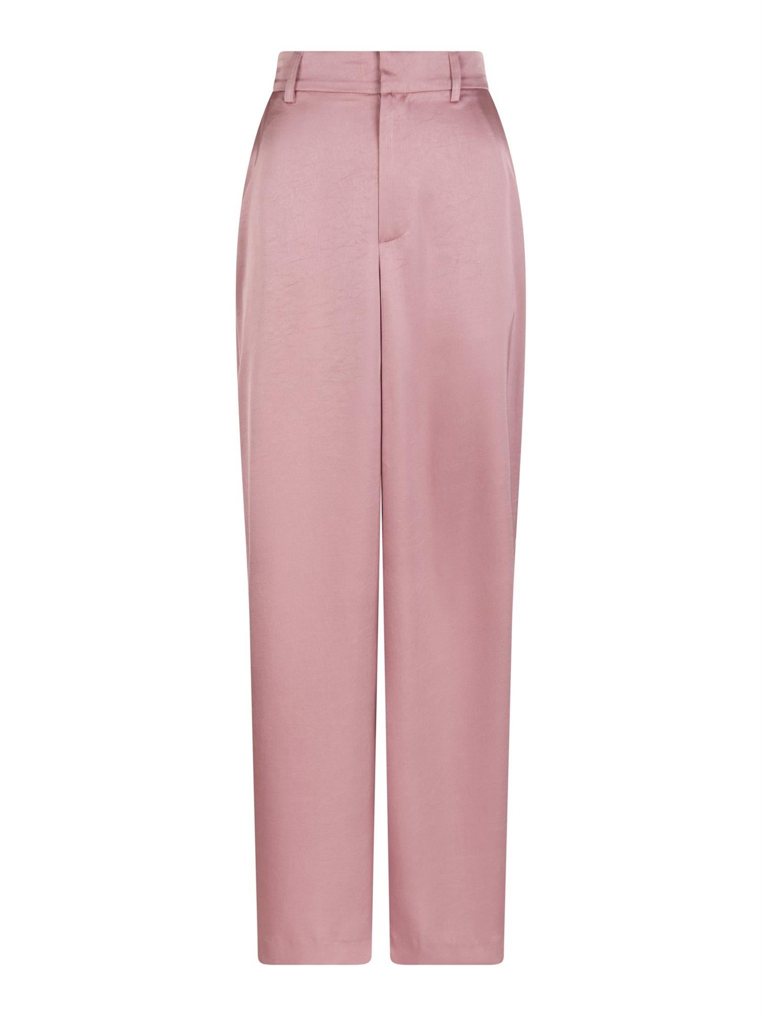 NEO NOIR Emmett Heavy Sateen Pants Rose