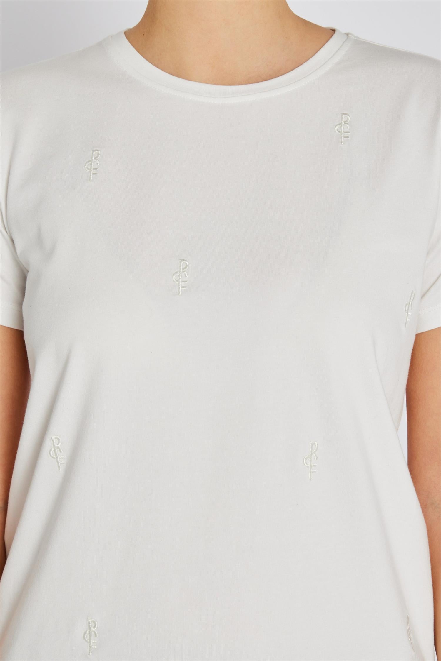 RUE de FEMME Alvina Logo T-Shirt - Farmor Ingvarda