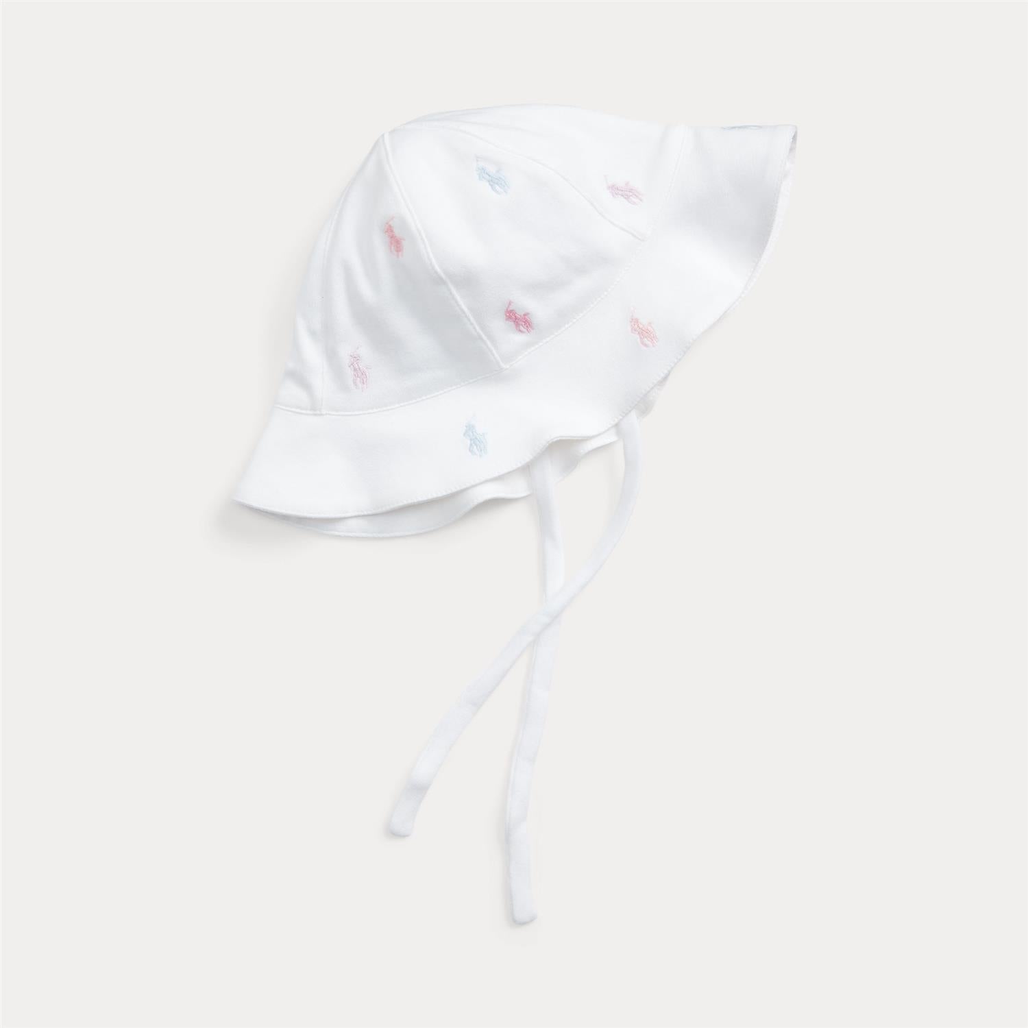 RALPH LAUREN Baby 0-24mnd. Solhatt Hvit