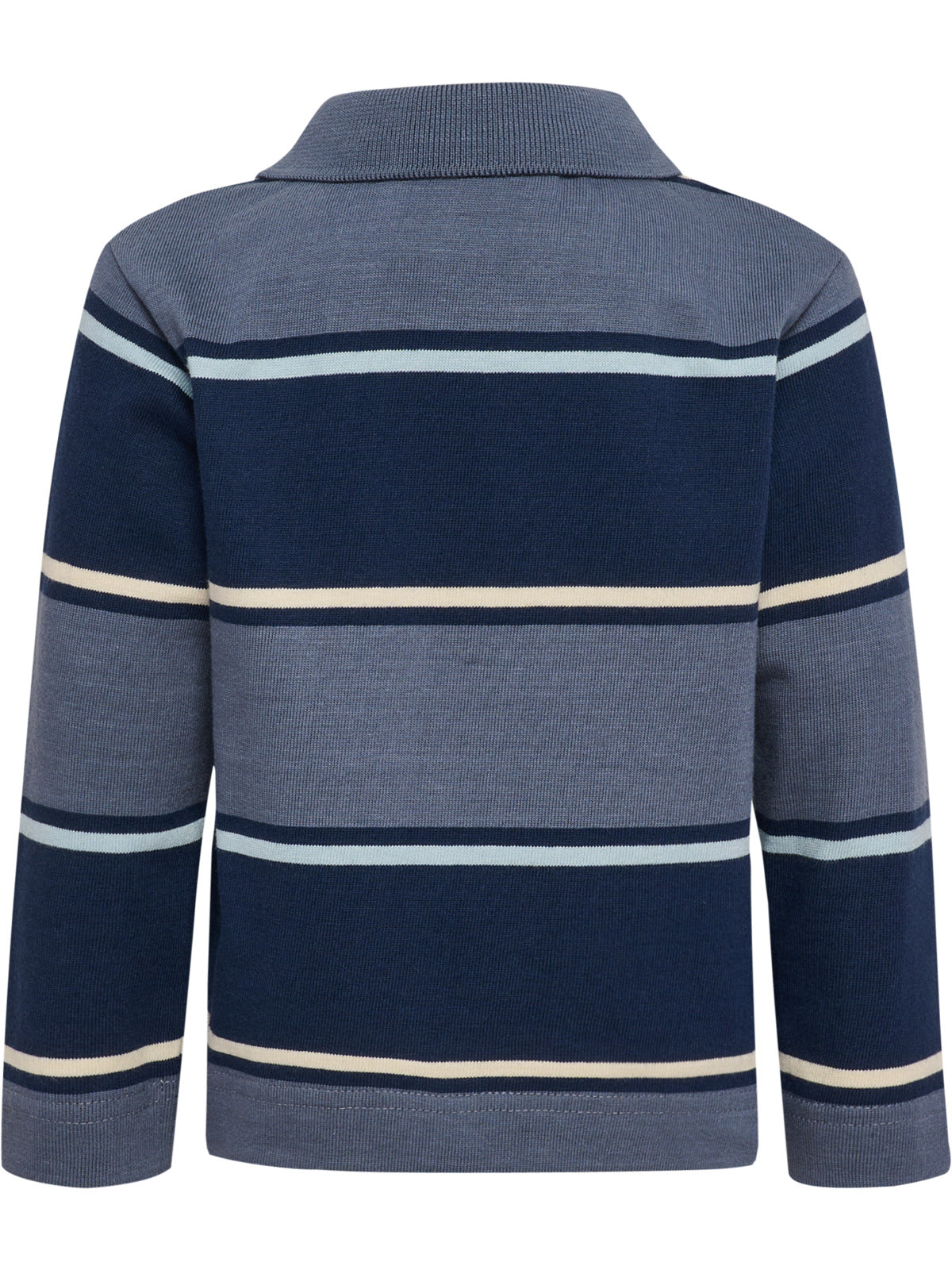 HUMMEL 0-4ÅR Loose Stripe Polo Shirt Blå/Stripet