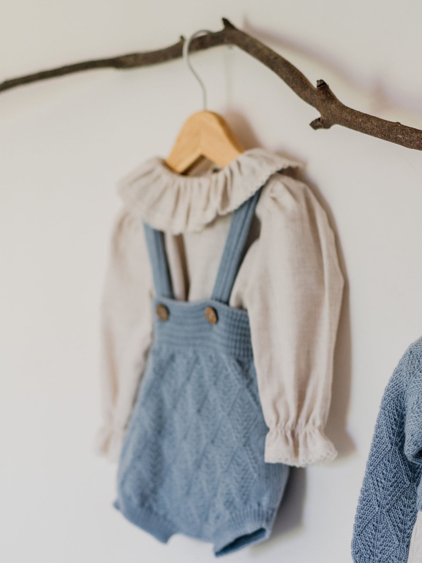 WEDOBLE Strikket Seleshorts,Ull Lyseblå