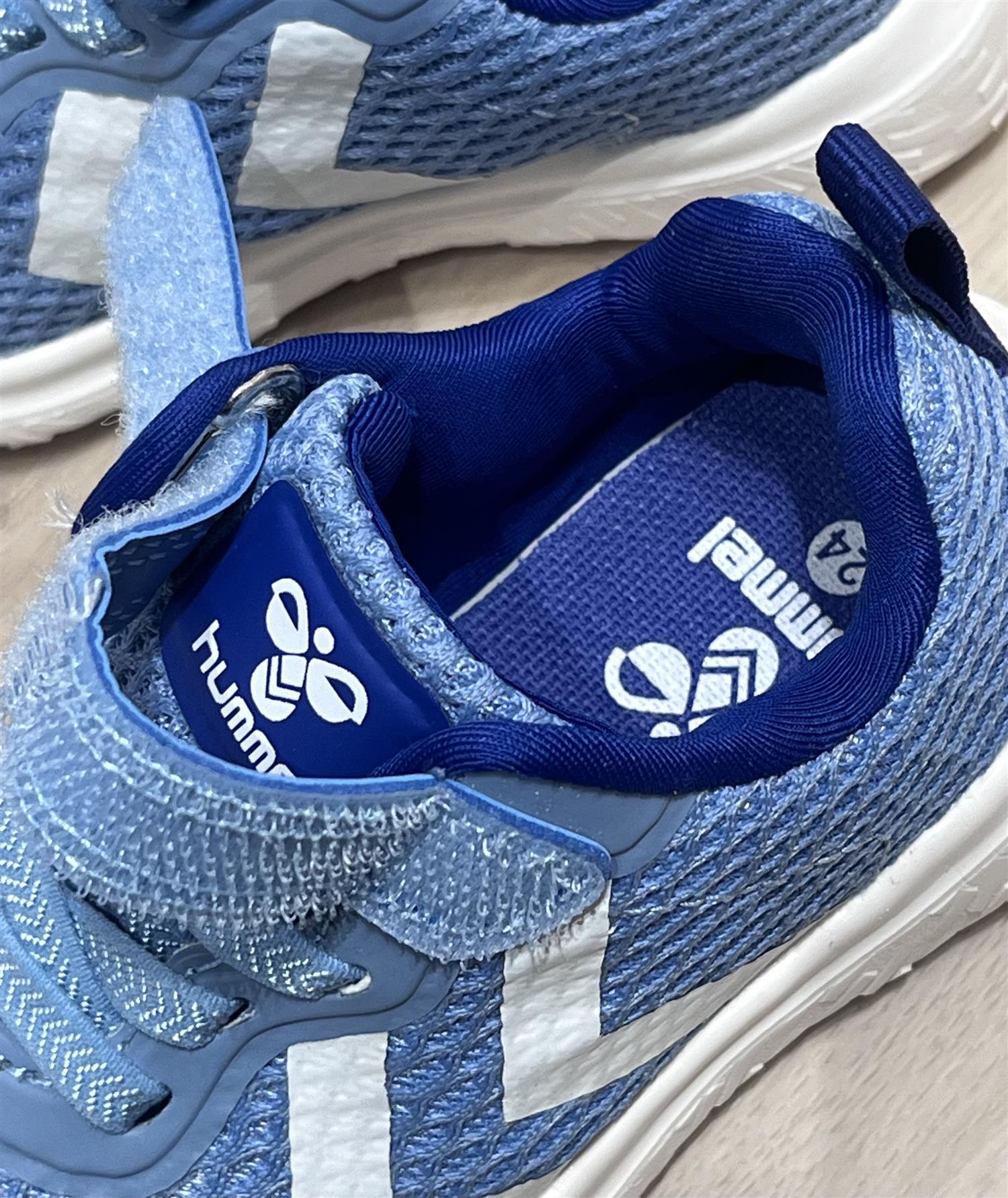 HUMMEL SKO/TØFLER Actus sko Recycled baby Lyseblå