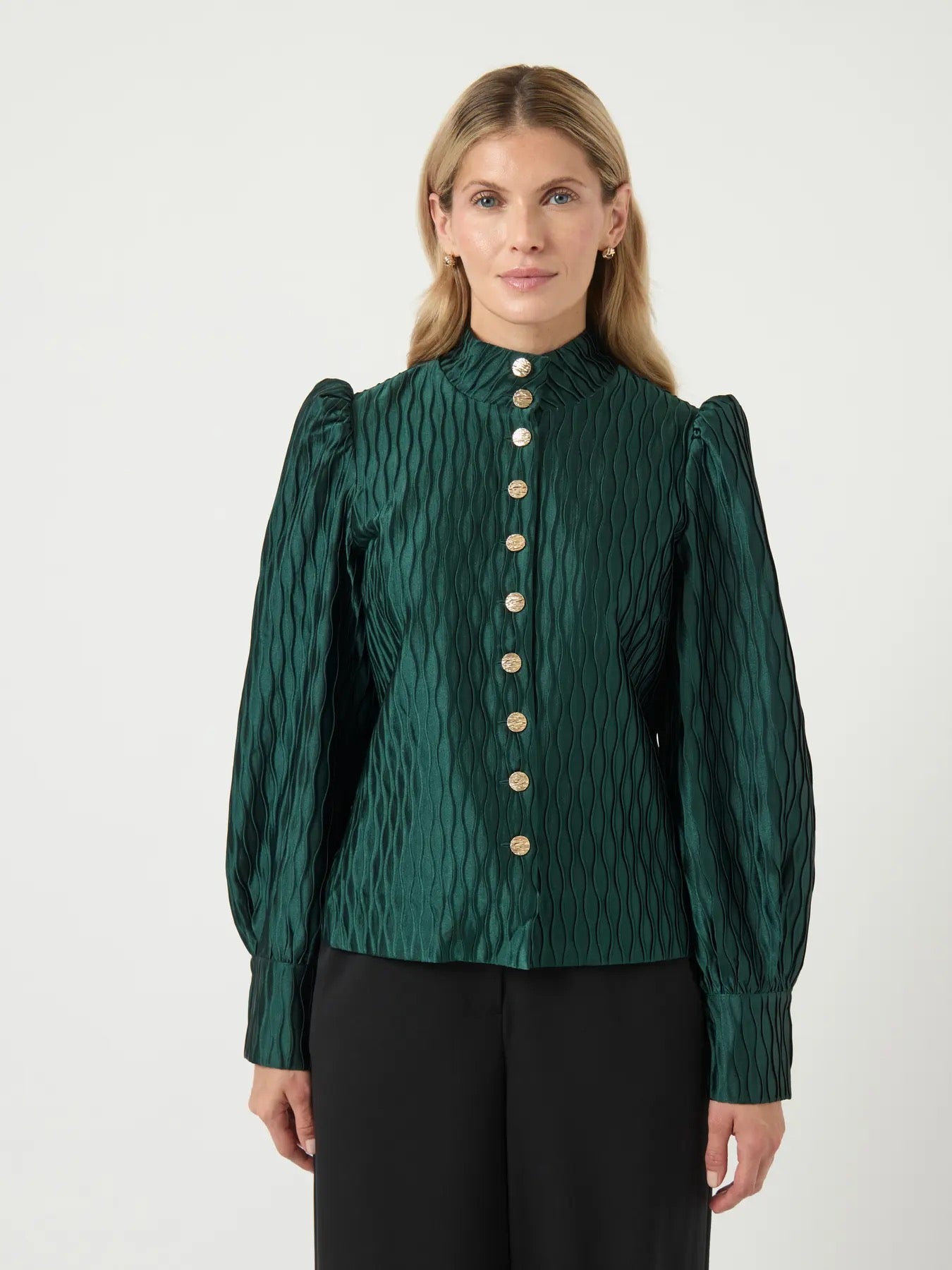 YAS Yasripple Shirt Pine