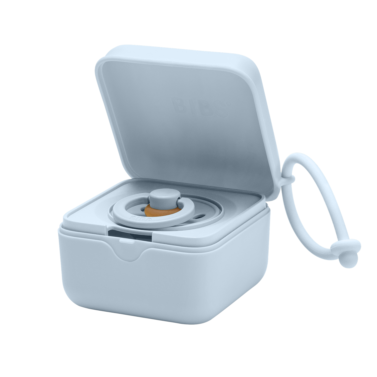 BIBS Pacifier box Lyseblå