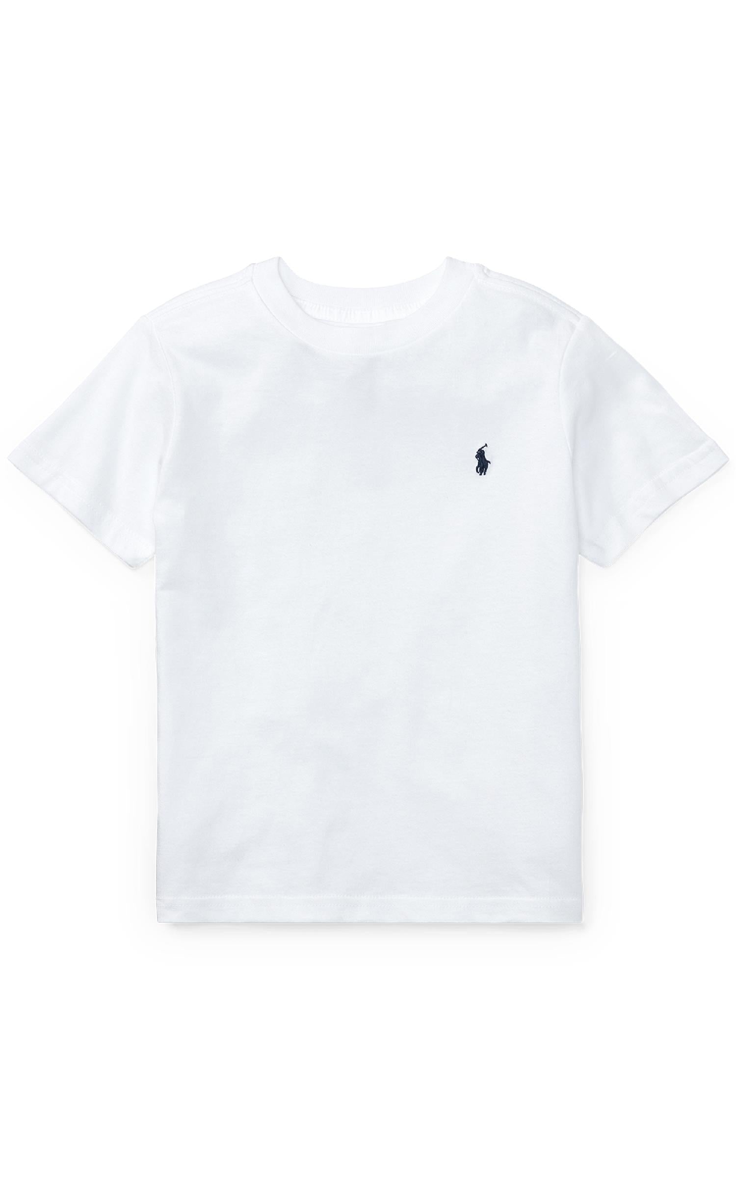 RALPH LAUREN 8-16År T-skjorte liten logo Hvit
