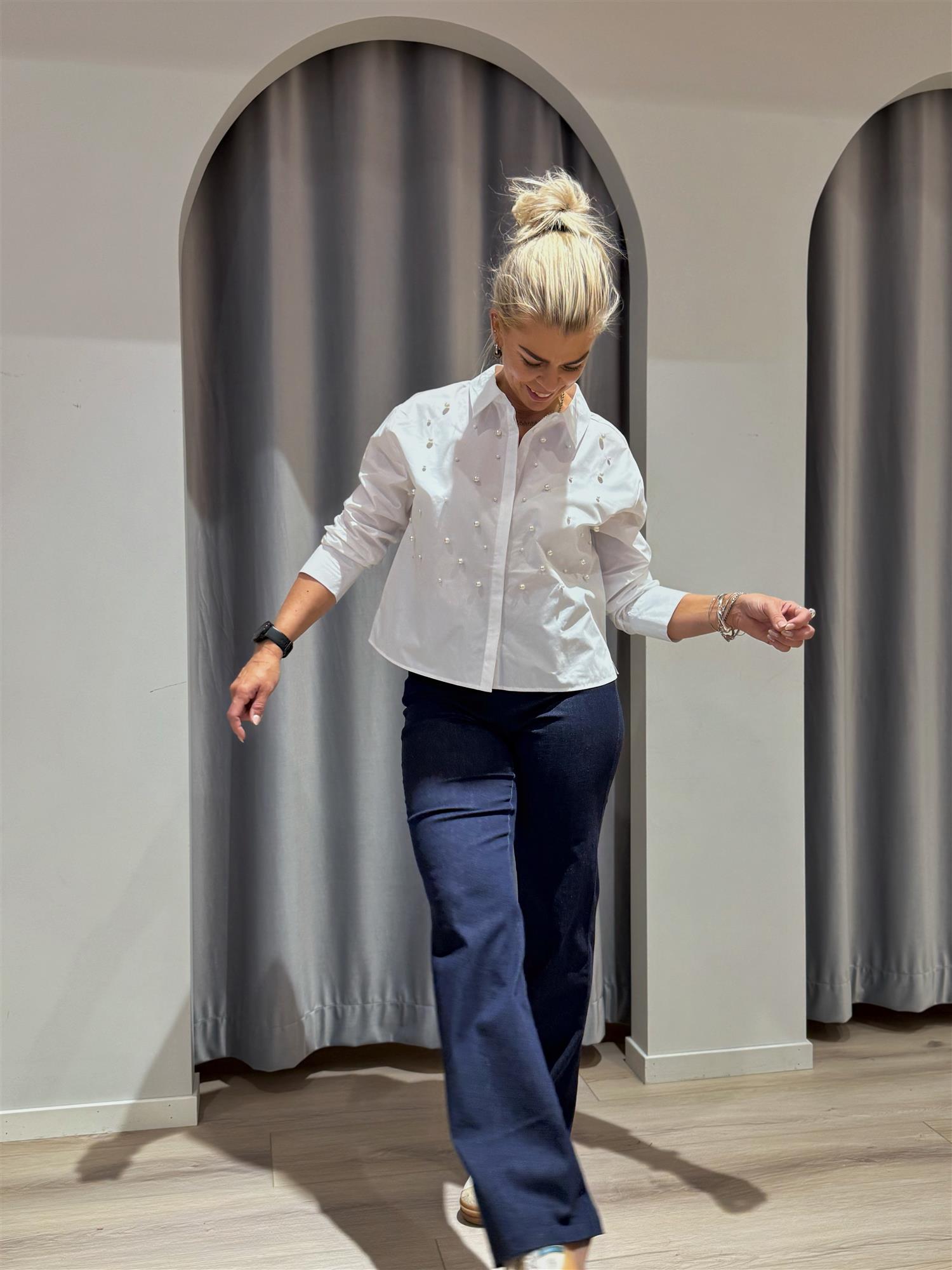 SAINT TROPEZ Lupina Shirt Hvit