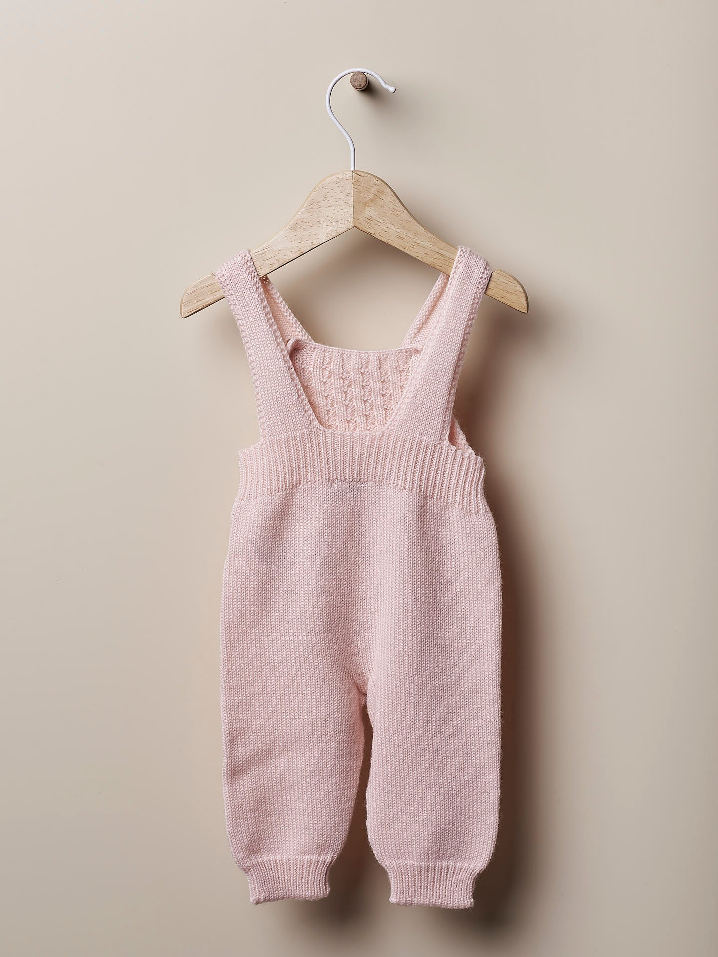WEDOBLE Strikket Selebukse m/fletter,Ull Rosa