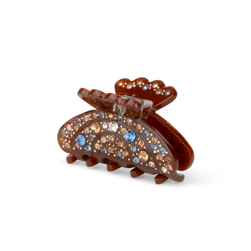 SUI AVA Helen Starry Sip Mini Hair Claw Brun