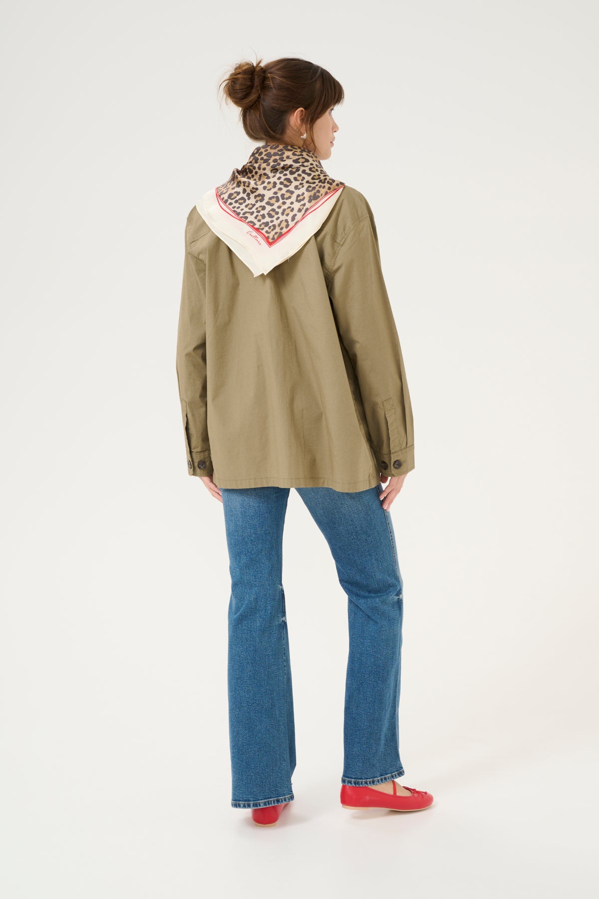 CULTURE Banda Scarf Leopard