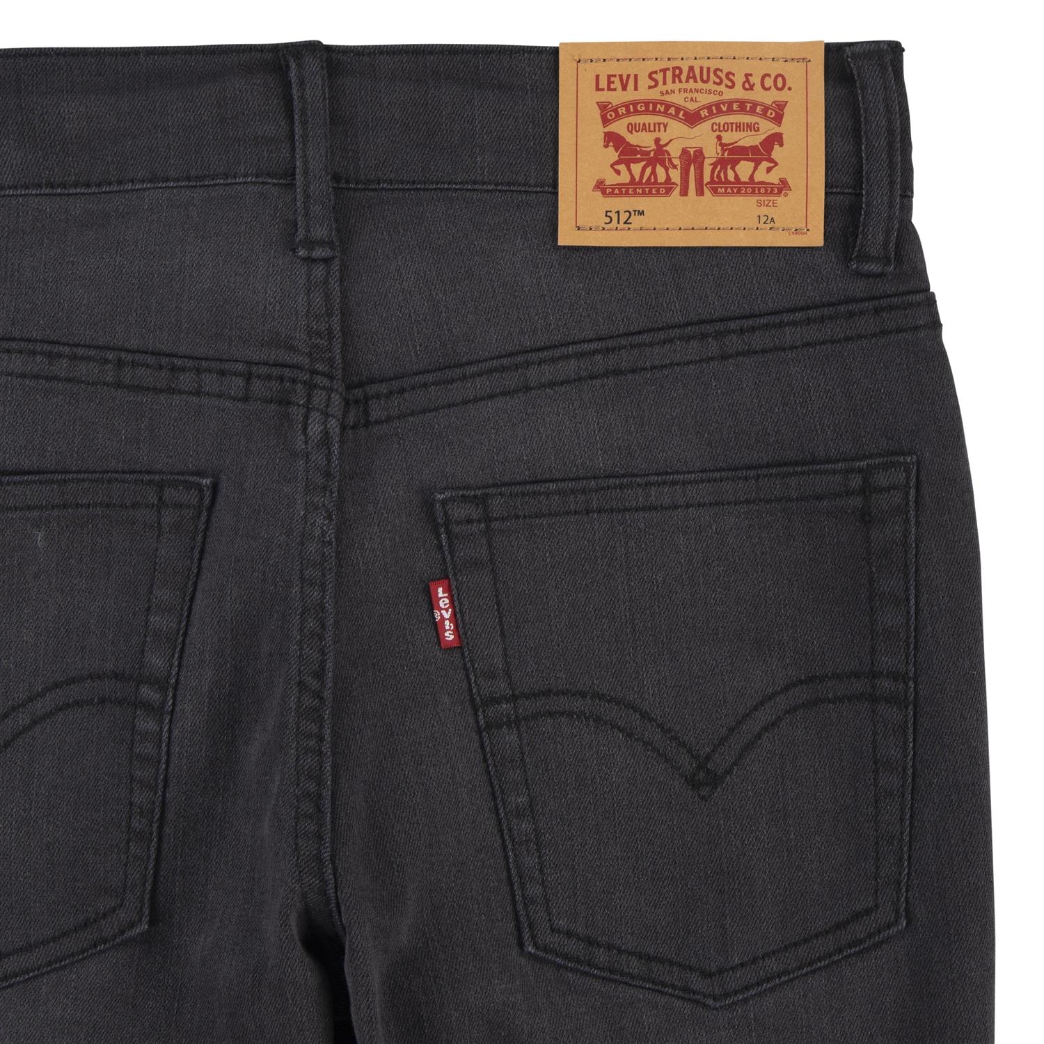 LEVIS 4-14ÅR 512 Slim taper Svart - Farmor Ingvarda