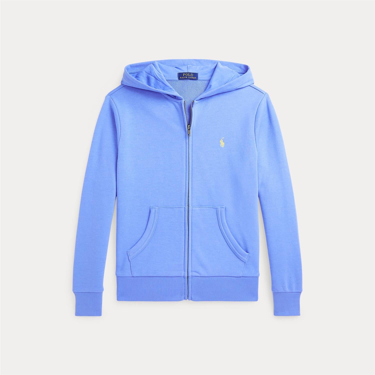 RALPH LAUREN 8-16År Hettejakke Mellomblå