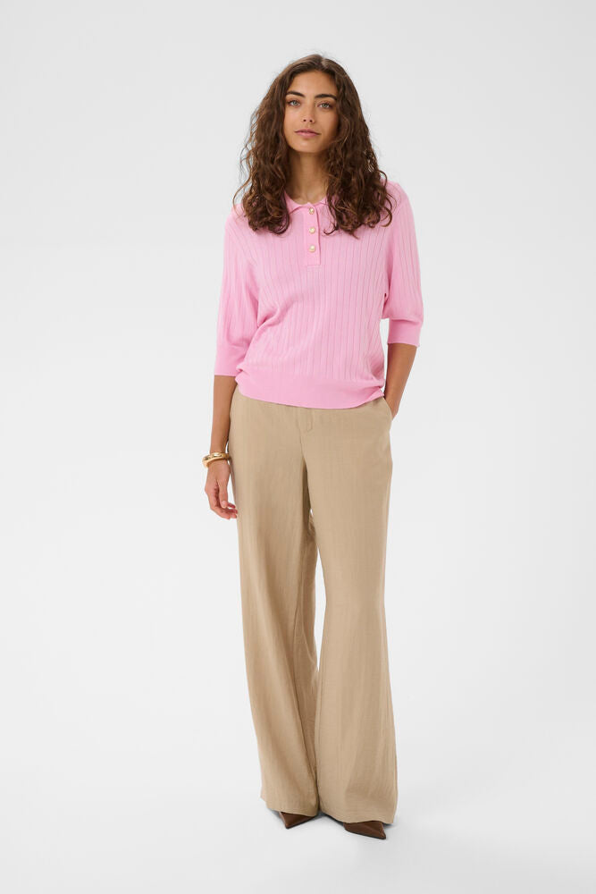 CULTURE Sophi Annemette Polo Pink - Farmor Ingvarda