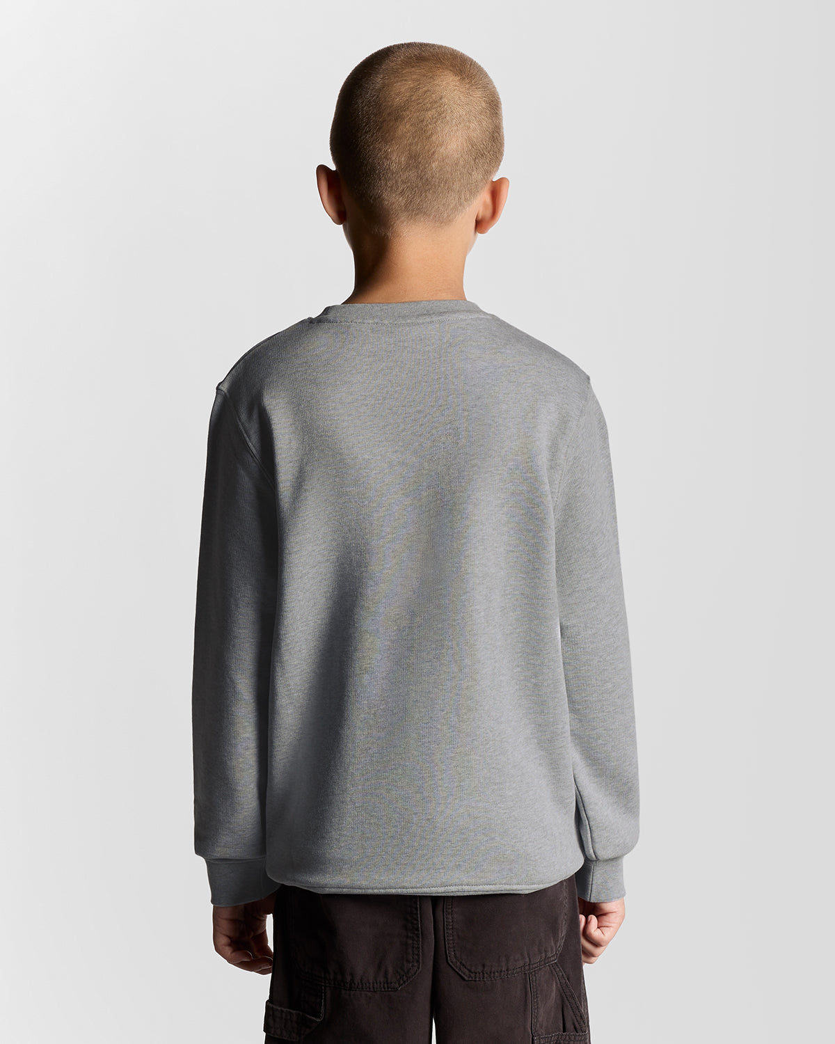 LYLE & SCOTT Crew Neck Sweatshirt Grå Melert