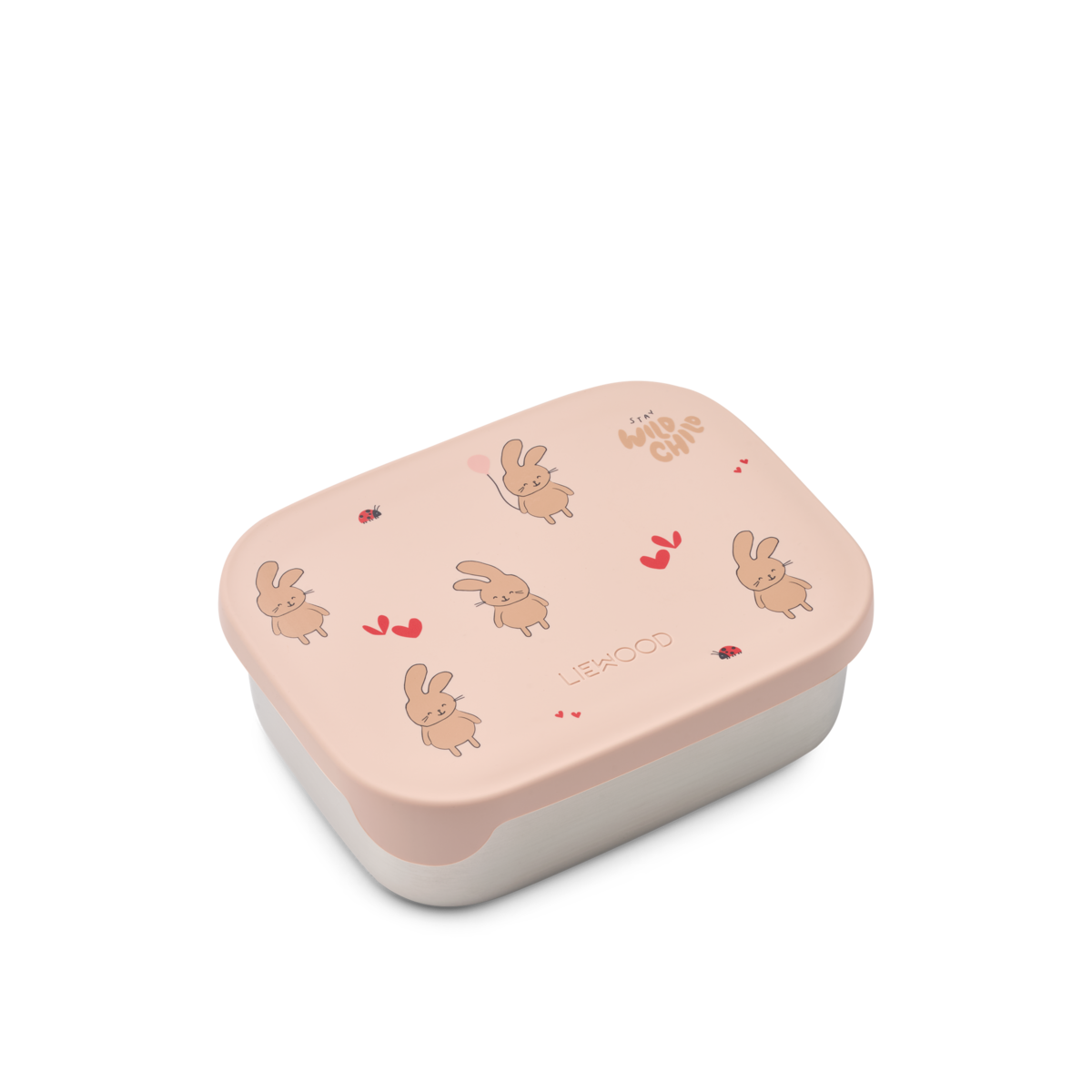 LIEWOOD Arthur Lunchbox,Wild Child Rosa/Stål