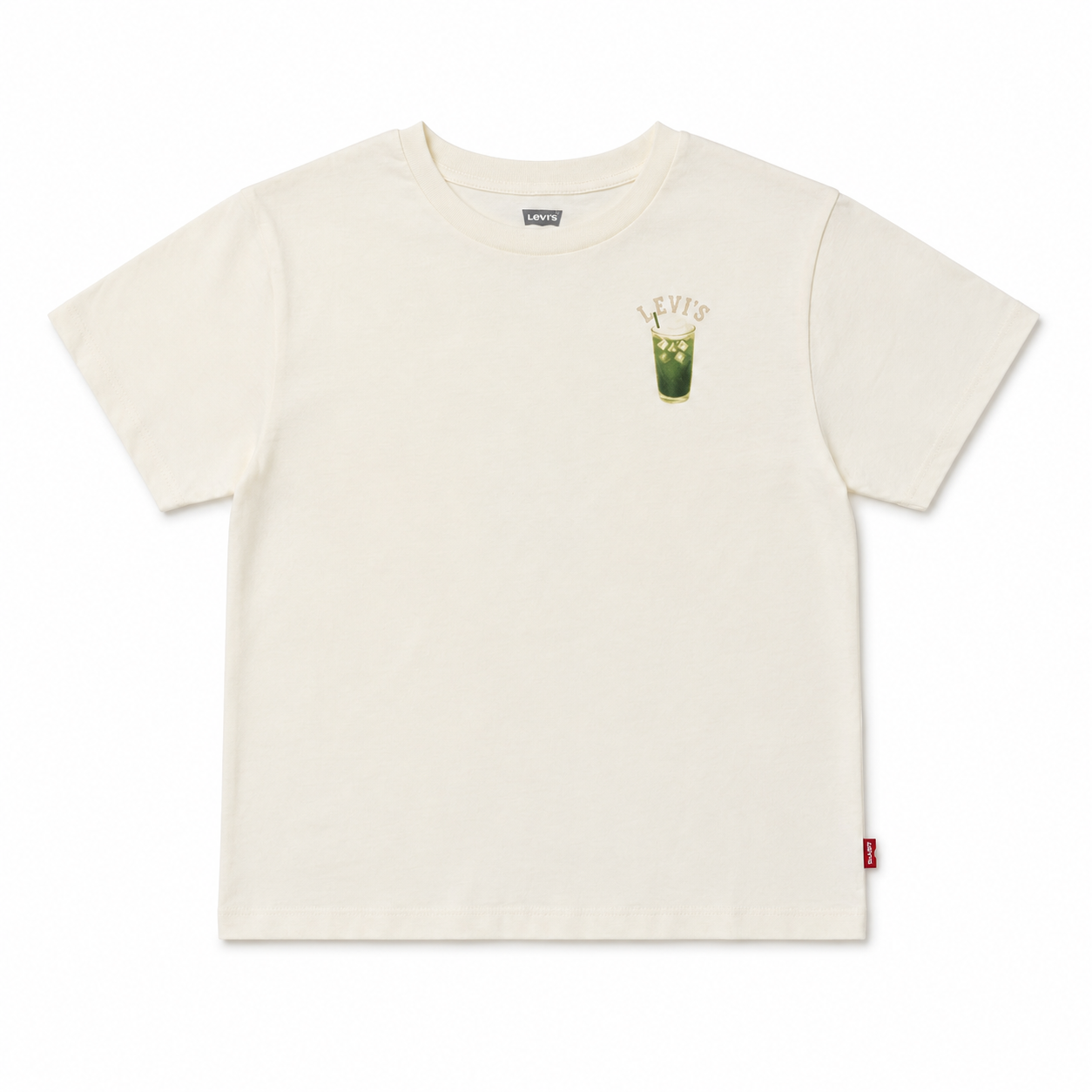 LEVIS 4-14ÅR T-skjorte m/print Hvit