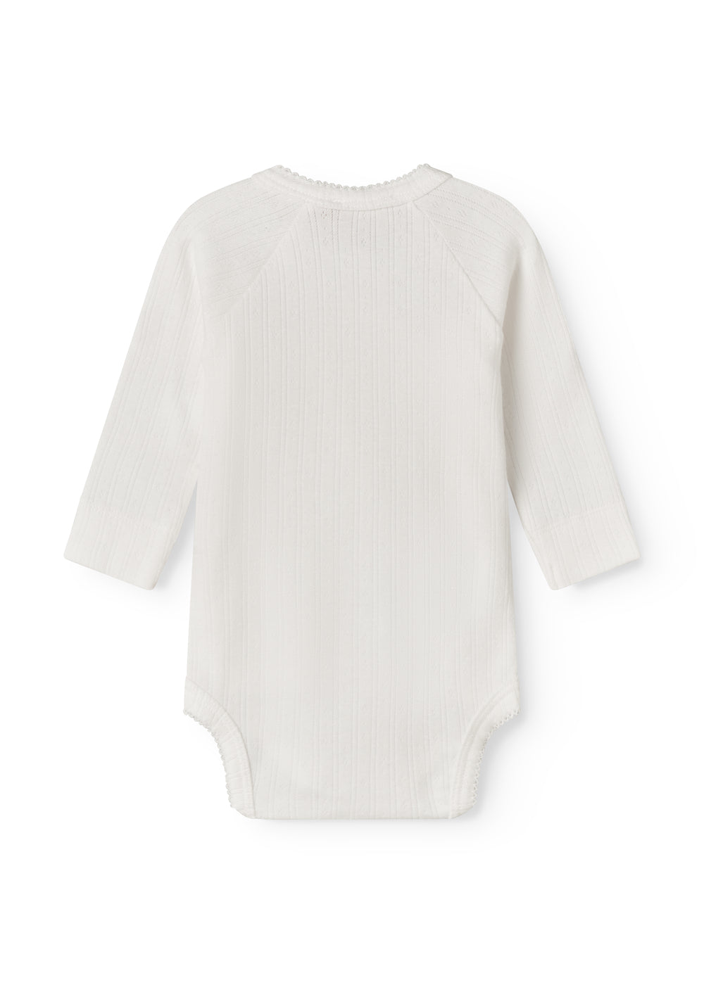 MARMAR COPENHAGEN 0-3ÅR Belita Pointelle Body,Newborn Hvit - Farmor Ingvarda