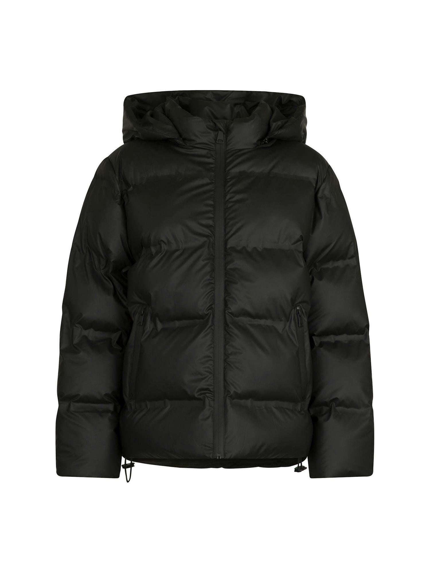 NEO NOIR Fox C Puffer Jacket Black Sort