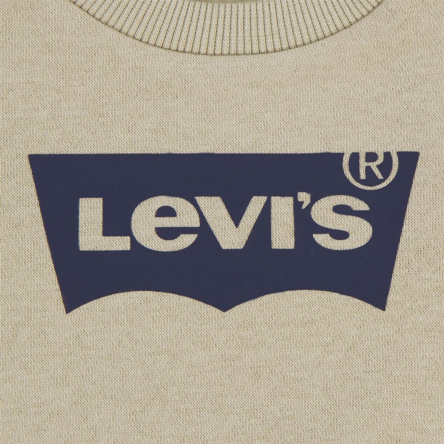 LEVIS 0-3ÅR Genser m/logo Beige