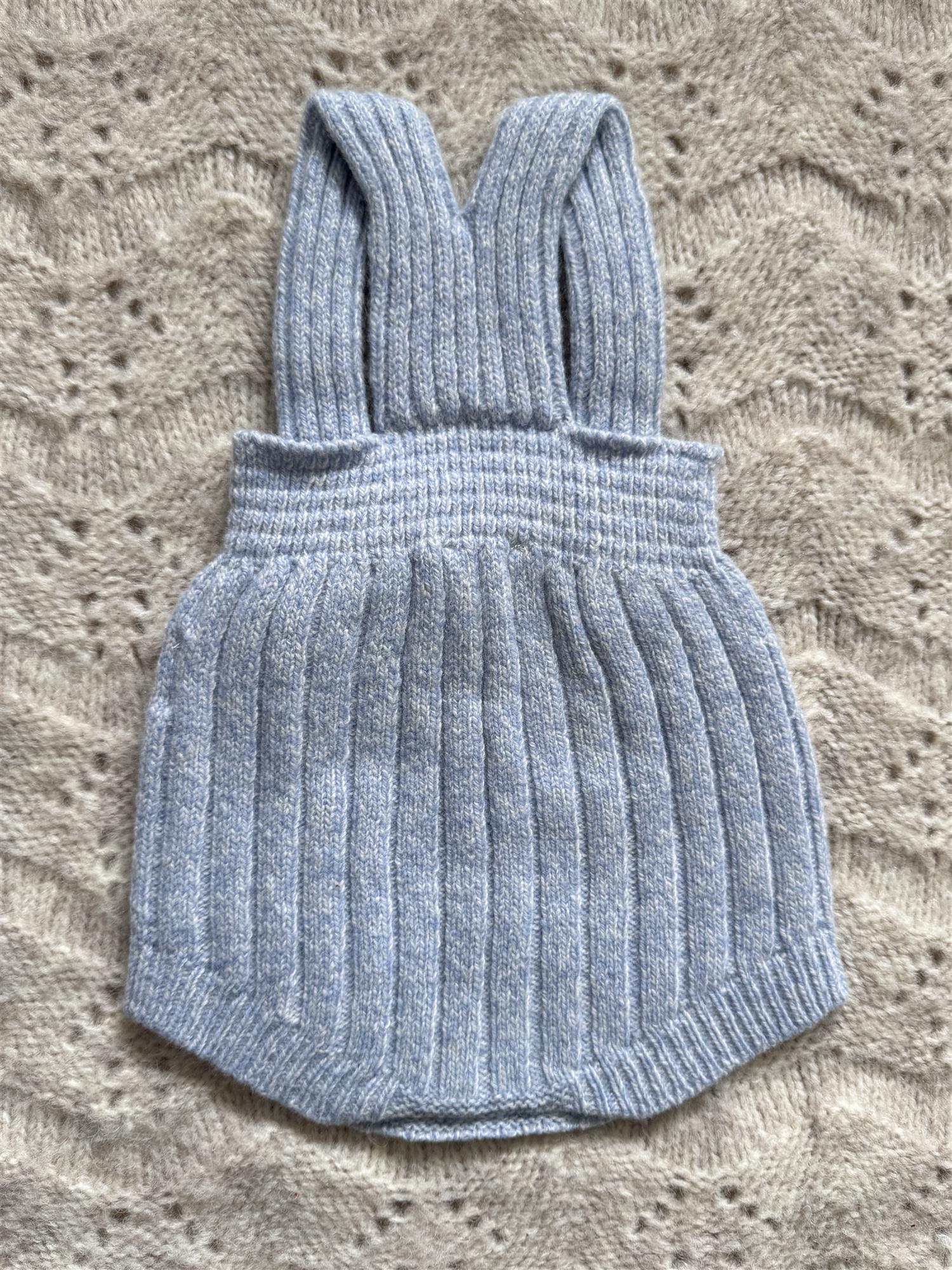 WEDOBLE Strikket Seleshorts Ribb,Ull Lys Blå Melert