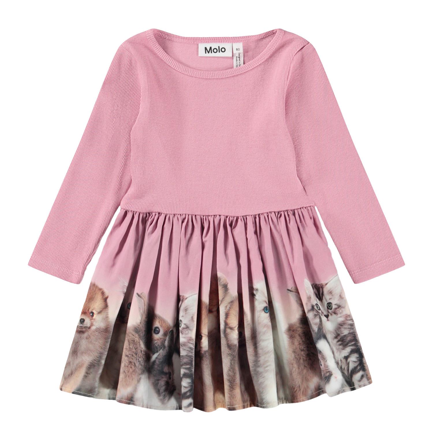 MOLO 0-4ÅR Candi Kjole,Baby Rosa