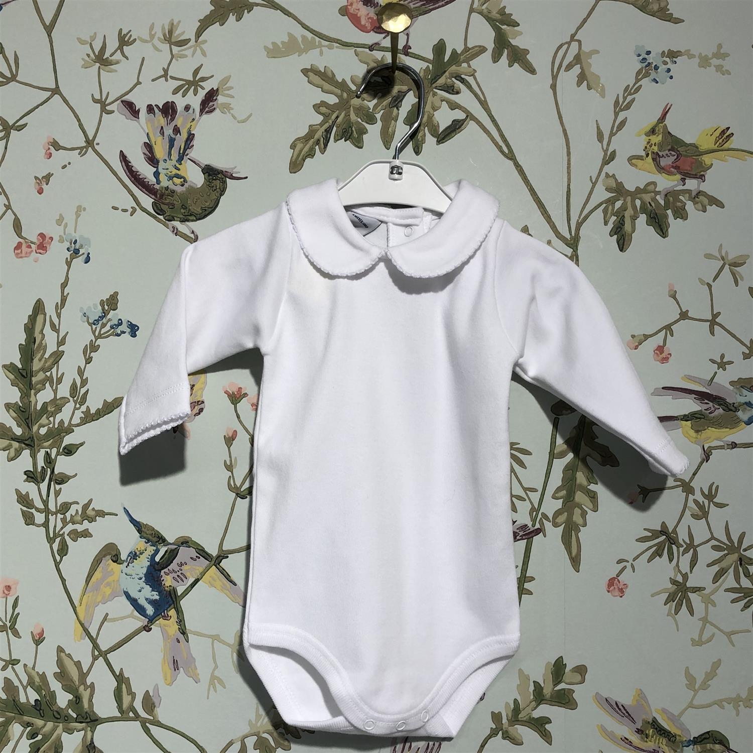 BABIDU 1190 Body M/Krage Hvit