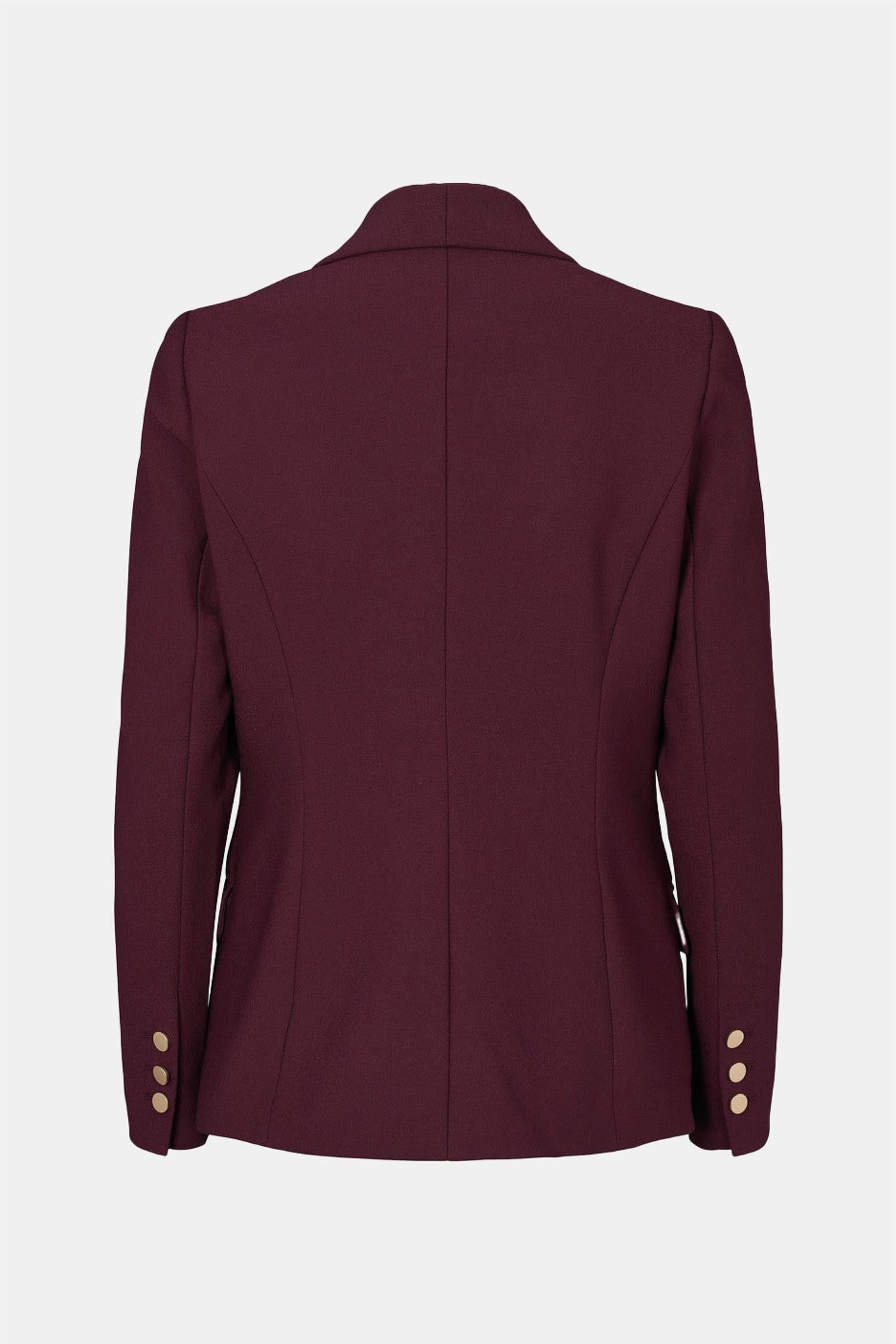 RUE de FEMME Comfy Eloise Blazer Wine - Farmor Ingvarda