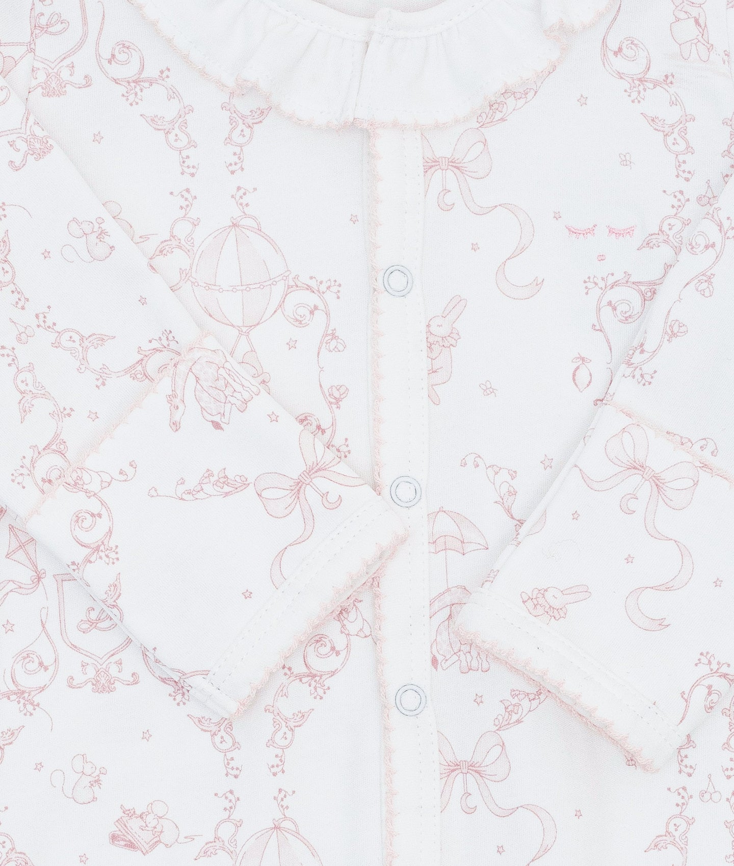 LIVLY Wonderland Sara Footie Hvit/Rosa