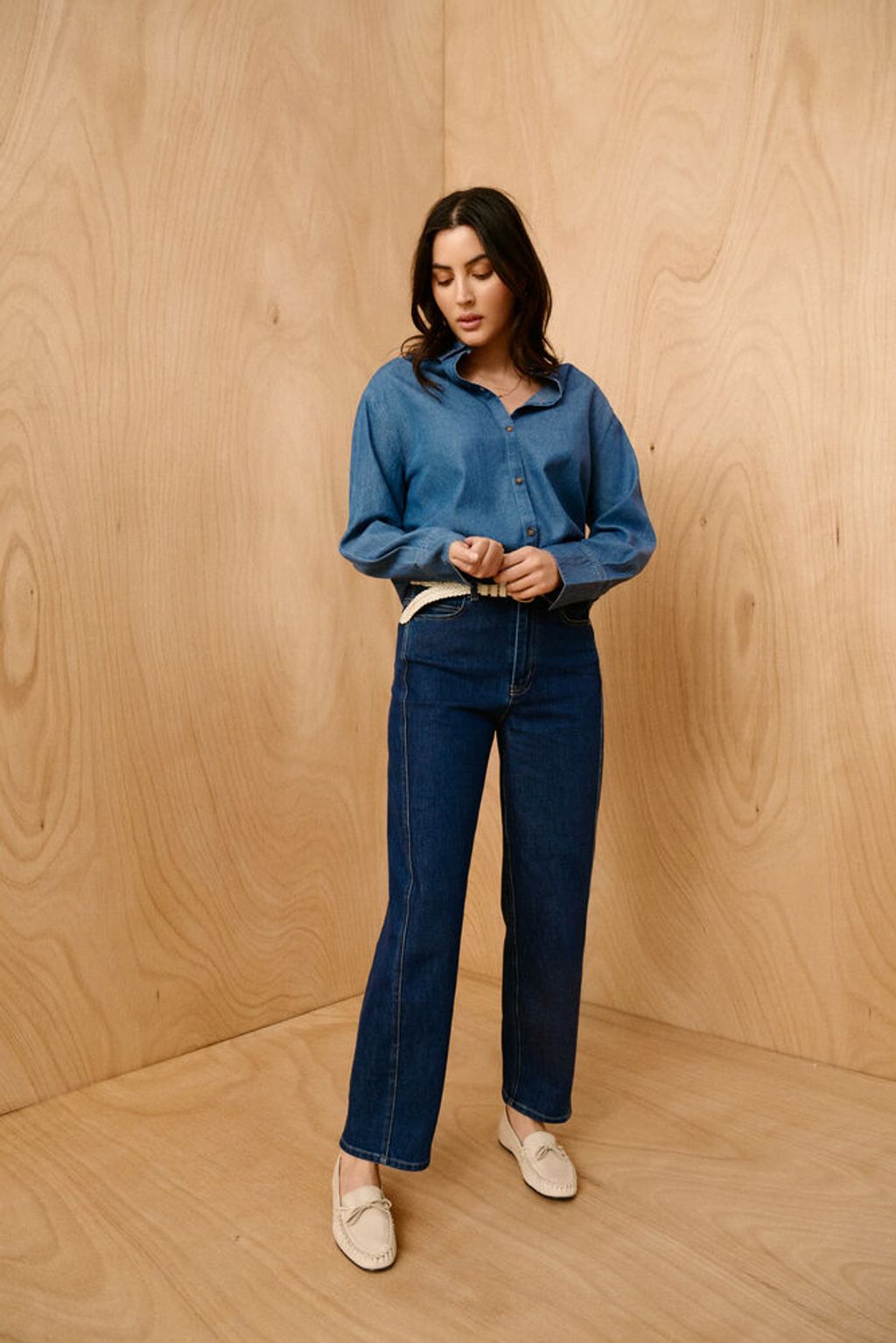 SAINT TROPEZ Ojetta Shirt - Farmor Ingvarda