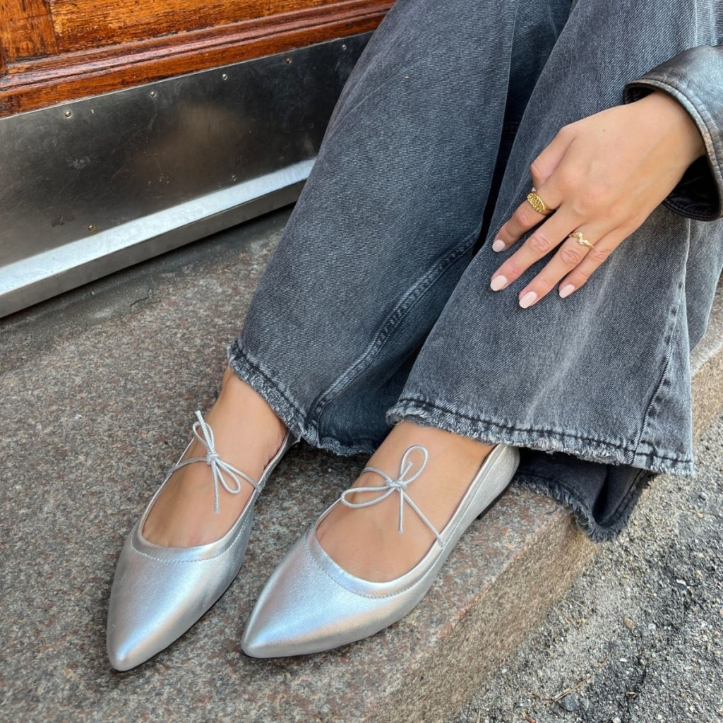 COPENHAGEN SHOES A Beauty - Ballet Flats Sølv