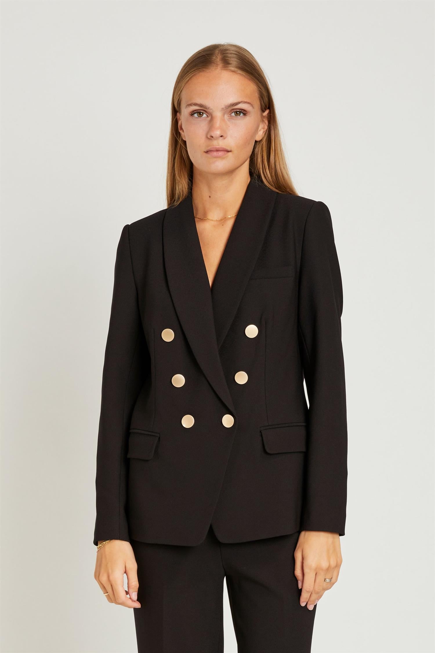 RUE de FEMME Comfy Eloise Blazer Black Sort