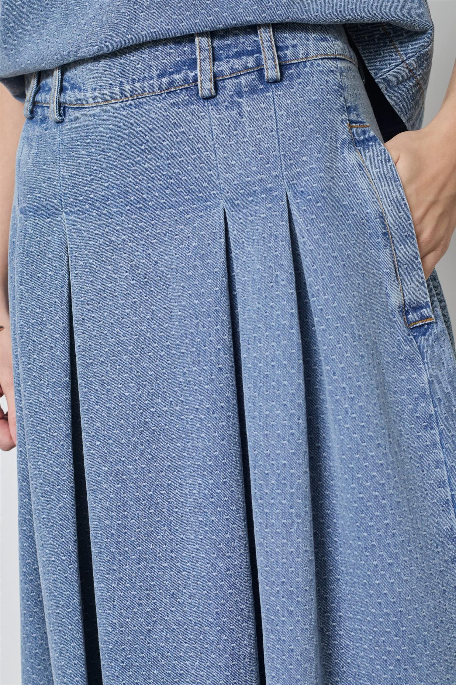 CO´ COUTURE Lova Anya Pleat Skirt