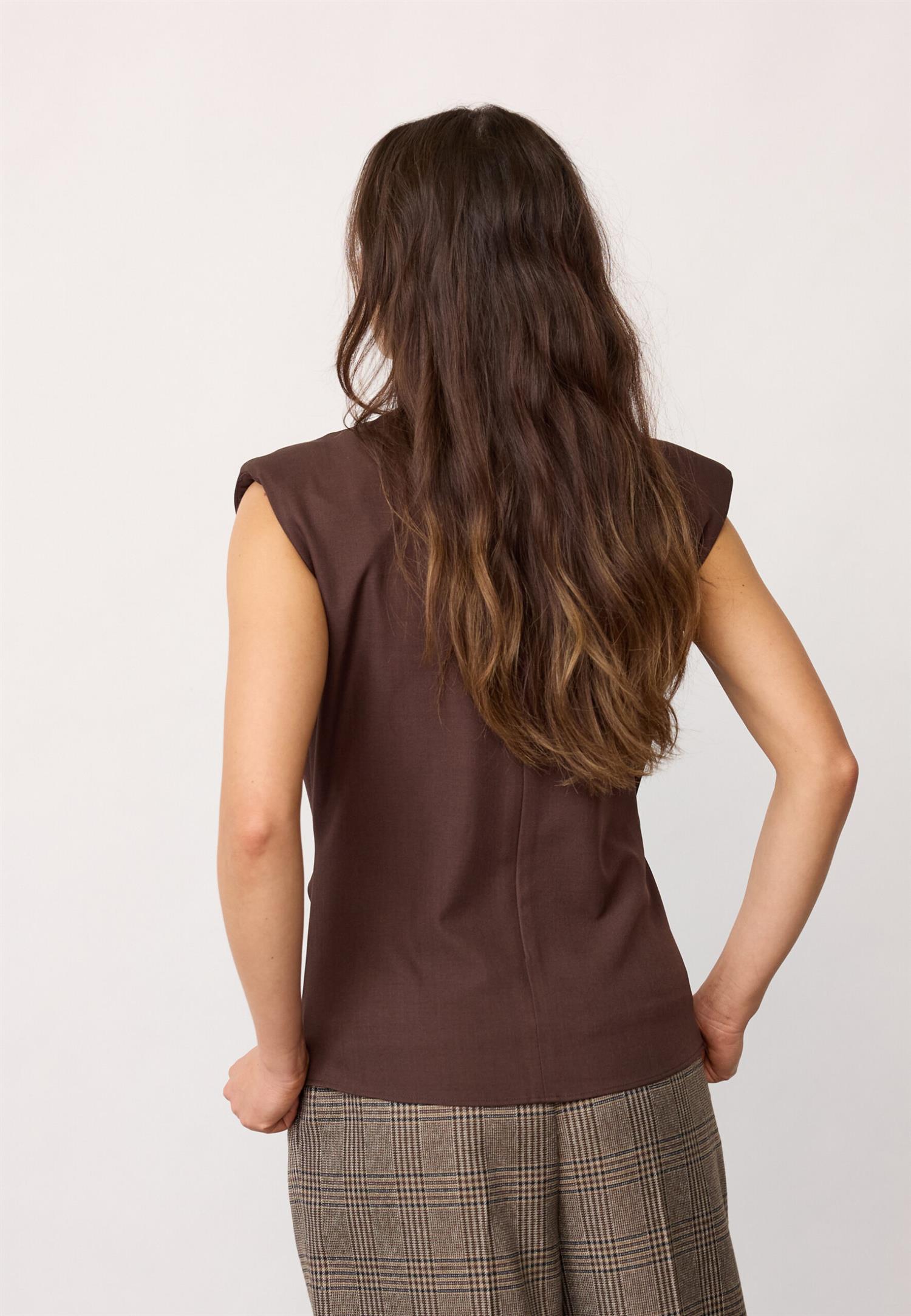 CO´ COUTURE Luna Pleat Top