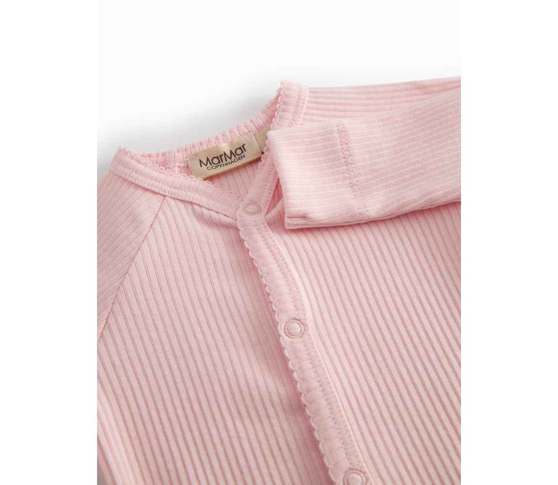 MARMAR COPENHAGEN 0-3År Bruno body for nyfødte i rosa, barnoverdel med komfortabel passform for små barn