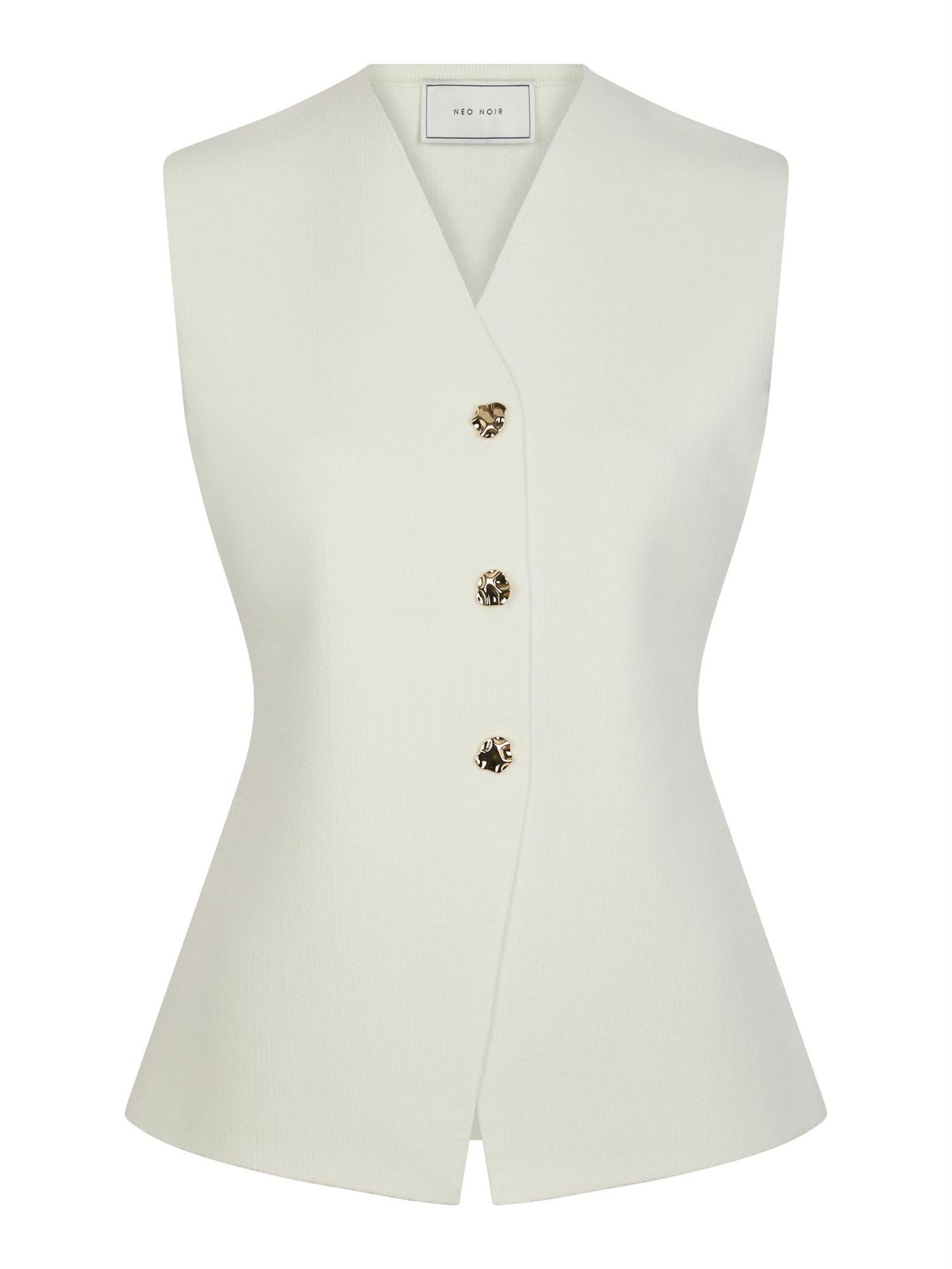 NEO NOIR Sway Smooth Waistcoat