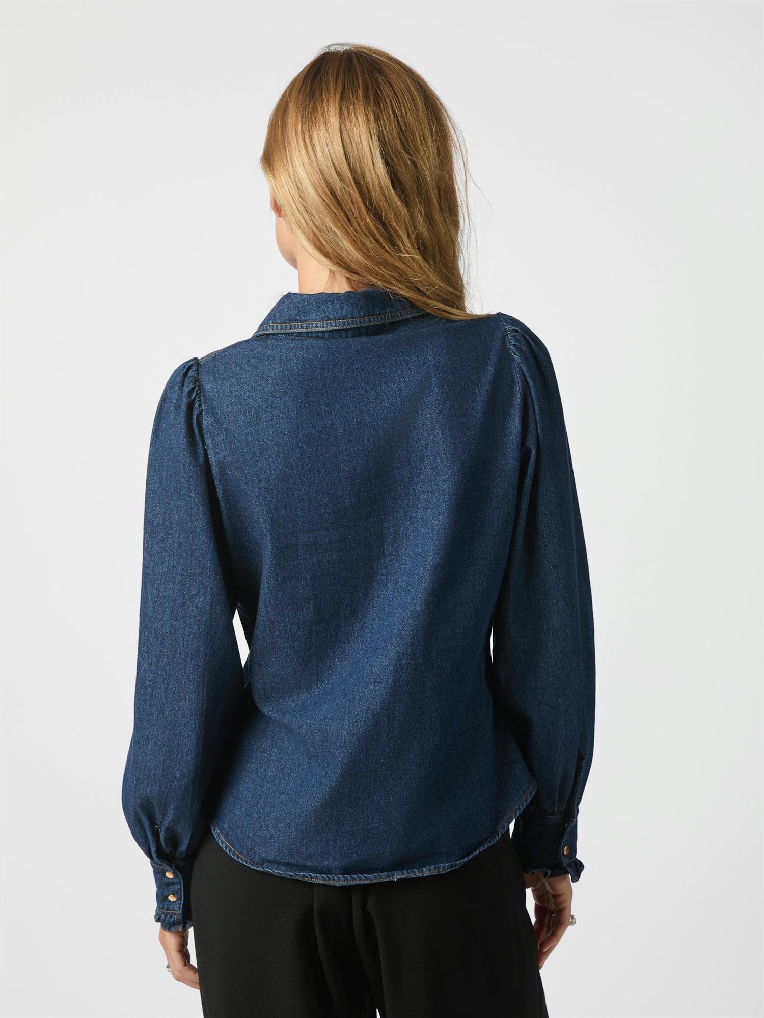 NEO NOIR Lio Denim Blouse
