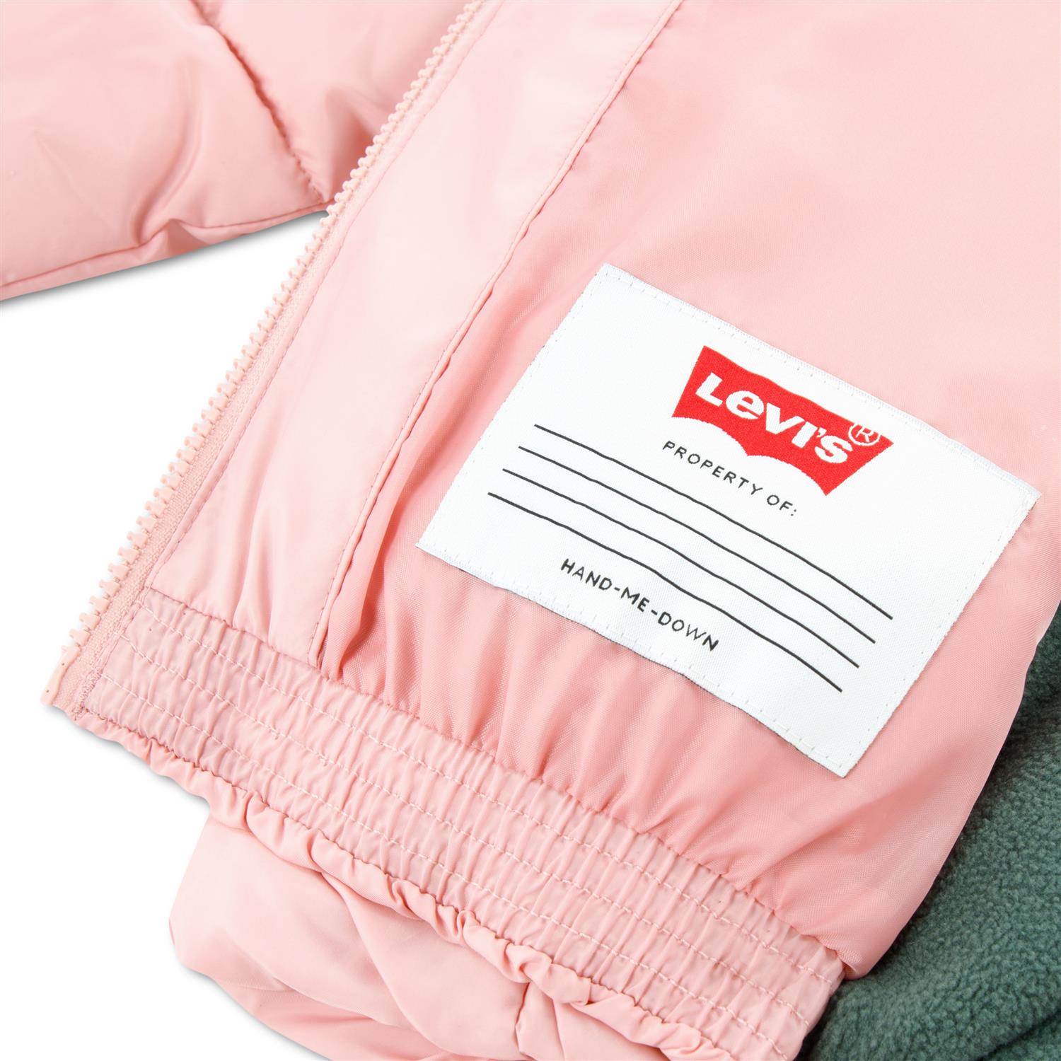 LEVIS 4-14ÅR Ytterjakke m/hette Rosa