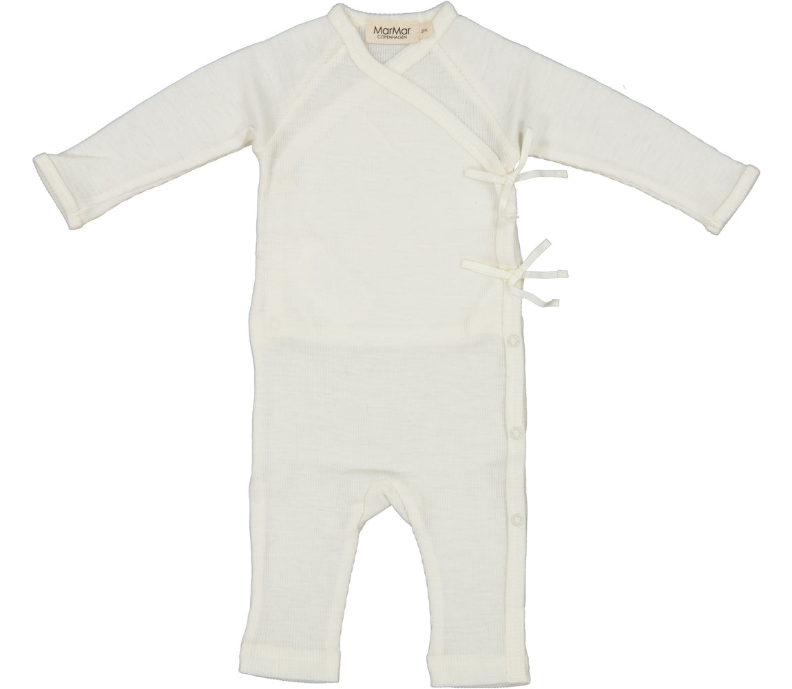 MARMAR COPENHAGEN ULL Rula Ulldress u/fot,Rib Offwhite