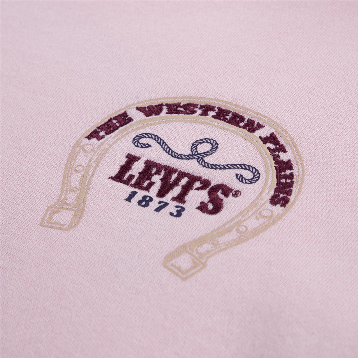 LEVIS Hettegenser m/rysjer Rosa